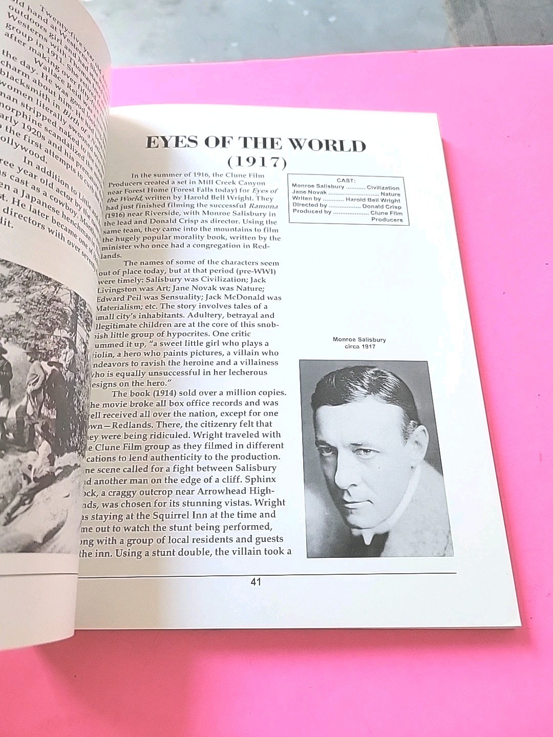 Those Magnificent Mountain Movies, 1911-1939, By W. Lee Cozad, 2002, Photos