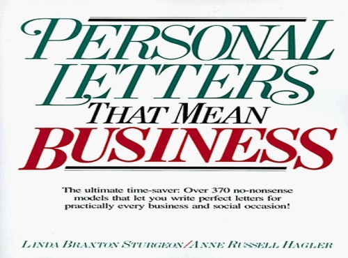 Personal Letters That Mean Bus – GOOD