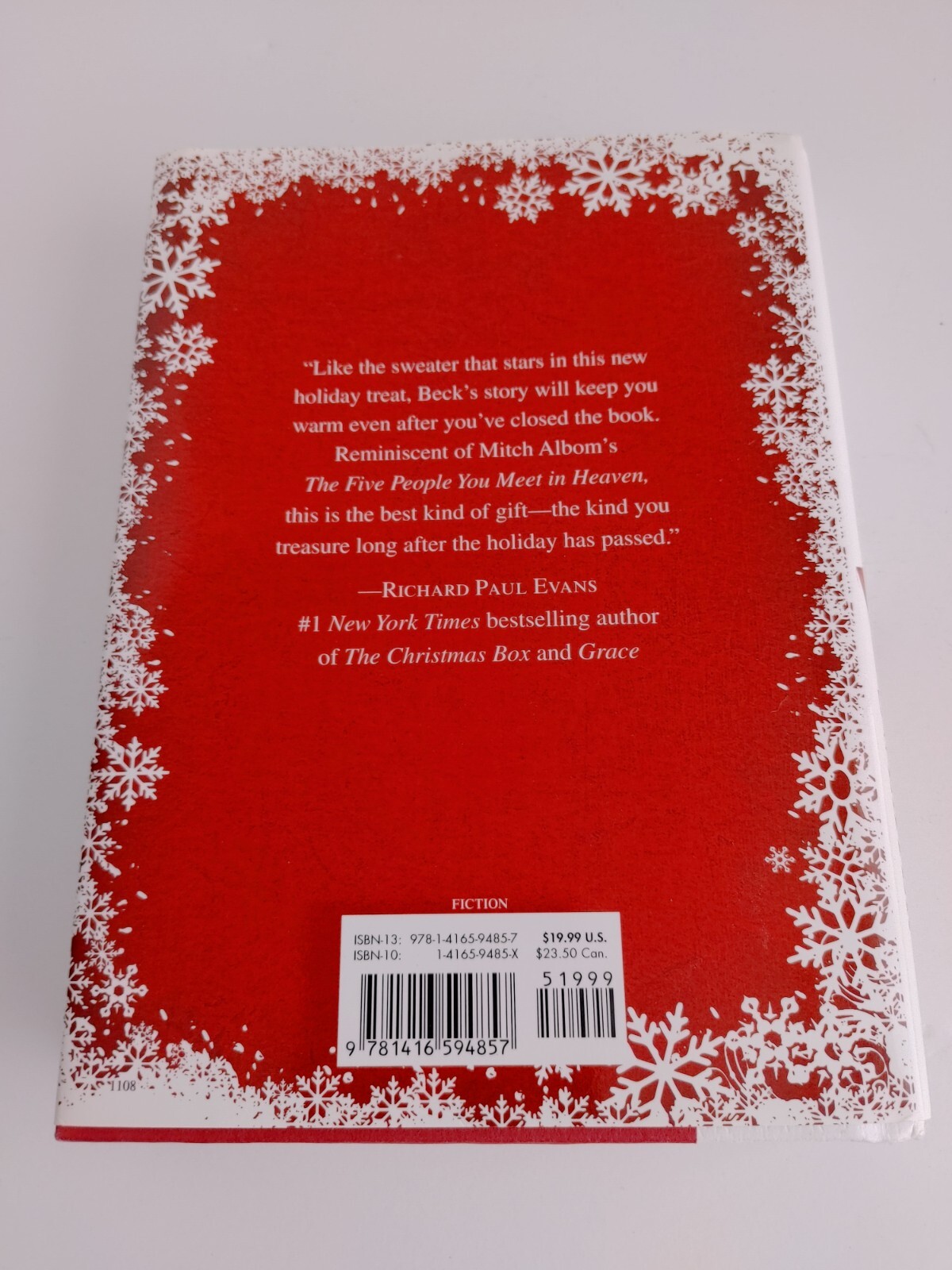 SIGNED The Christmas Sweater by Glenn Beck 1st Edition Signed HB book DJ #20048