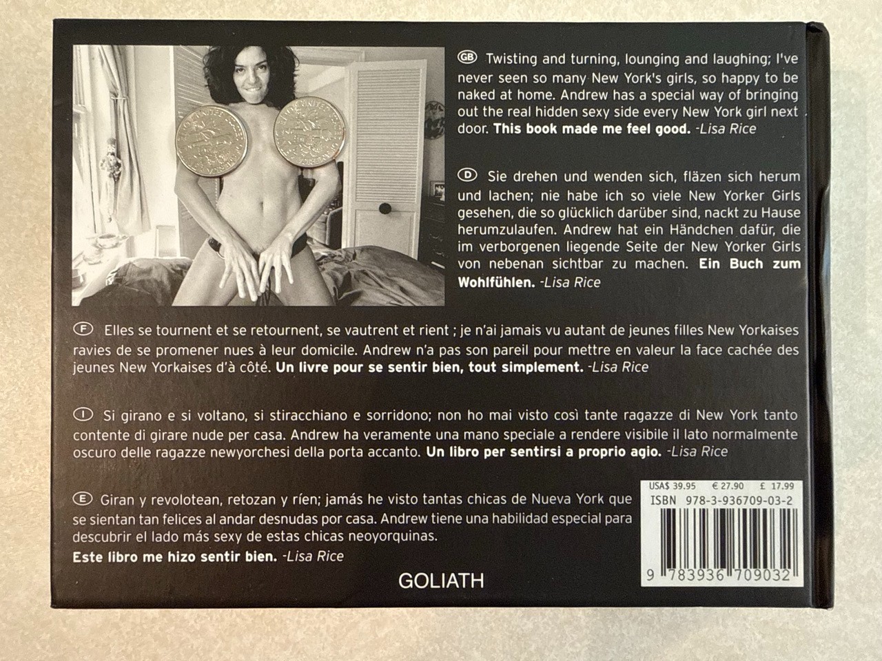 Naked Happy Girls – Andrew Einhorn – Goliath Books Photography Erotica Art HC