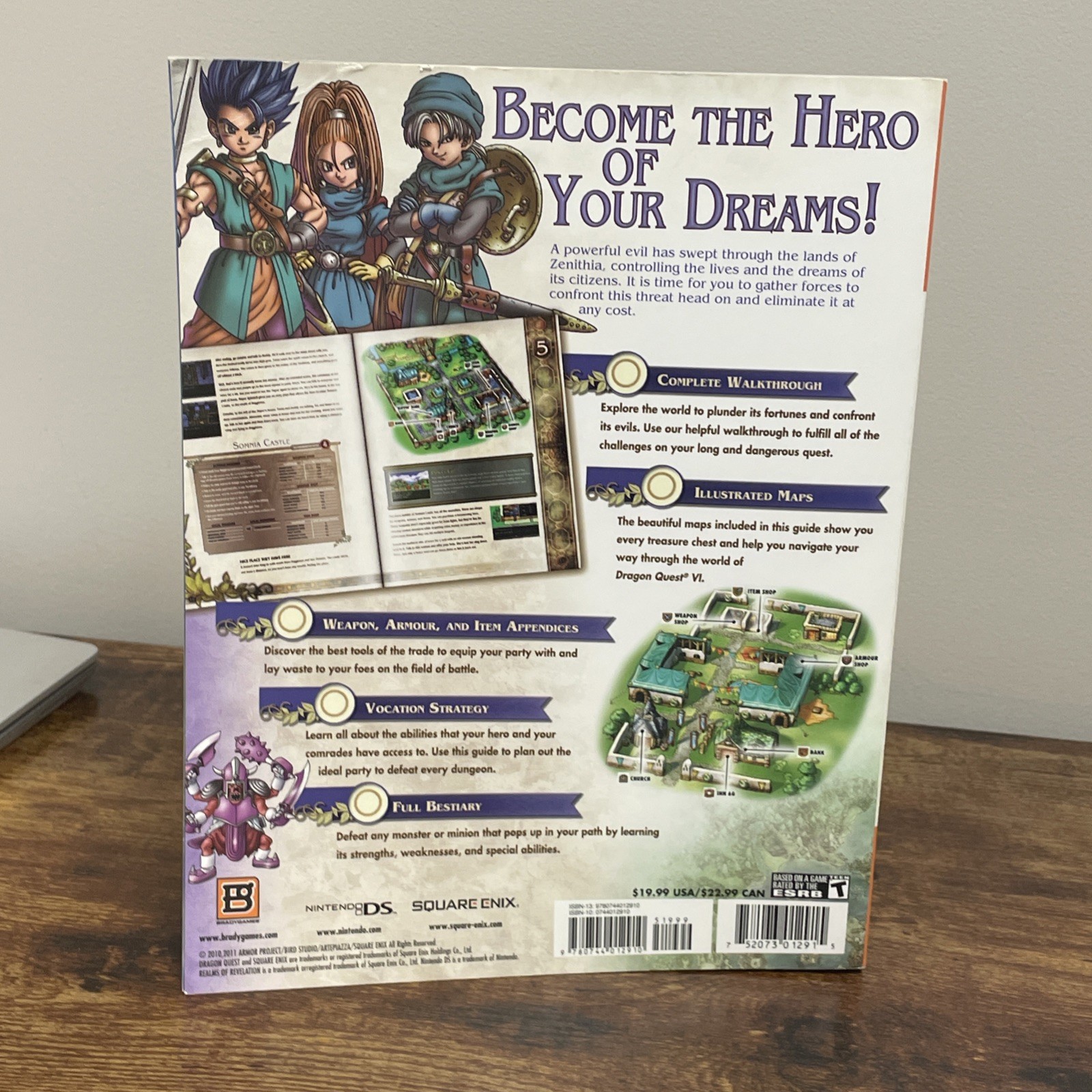Dragon Quest by Square Enix Ltd. Staff and BradyGames Staff (2008, Trade…