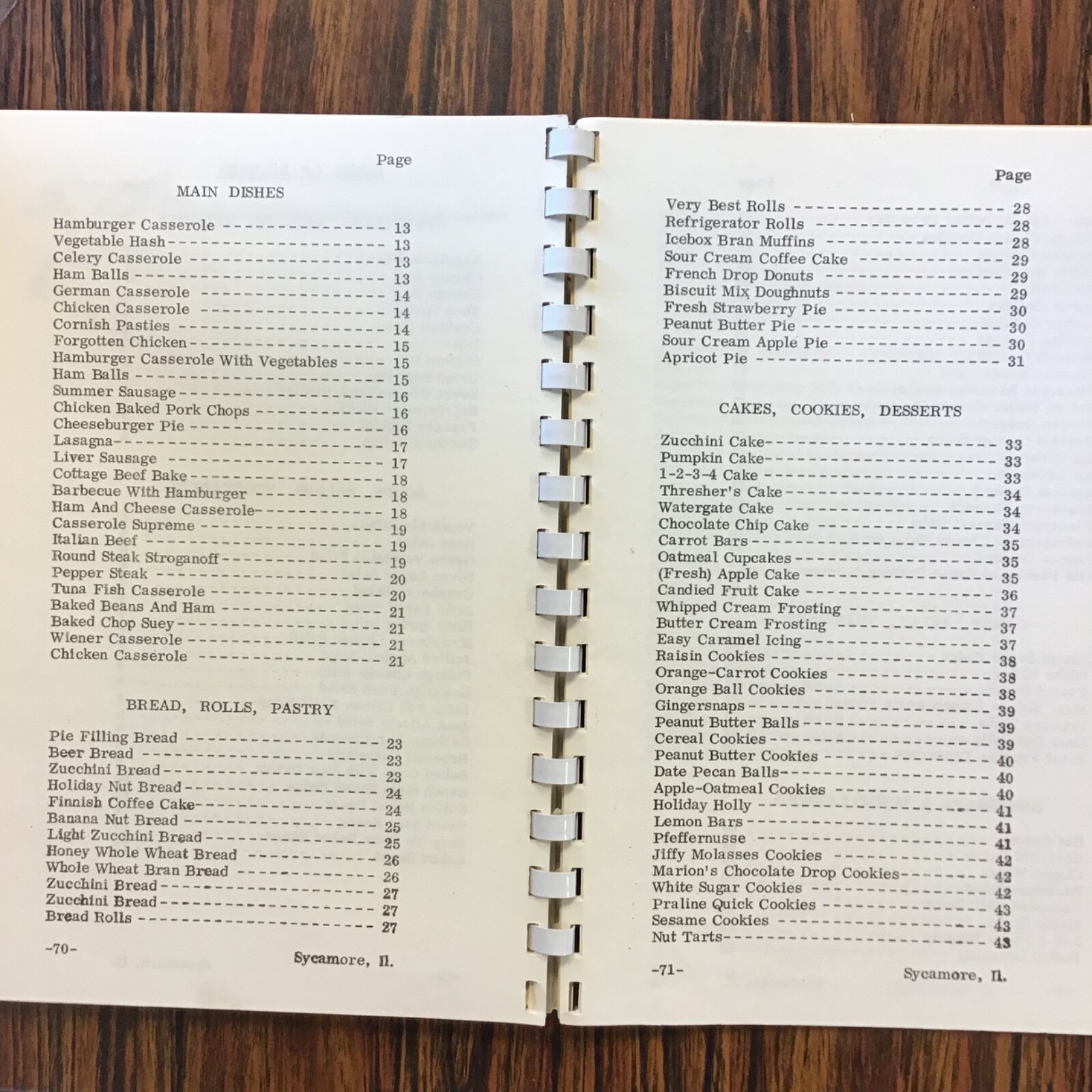 Hampshire Illinois Northen IL Steam Power Club 1977 Cookbook SEE index photos
