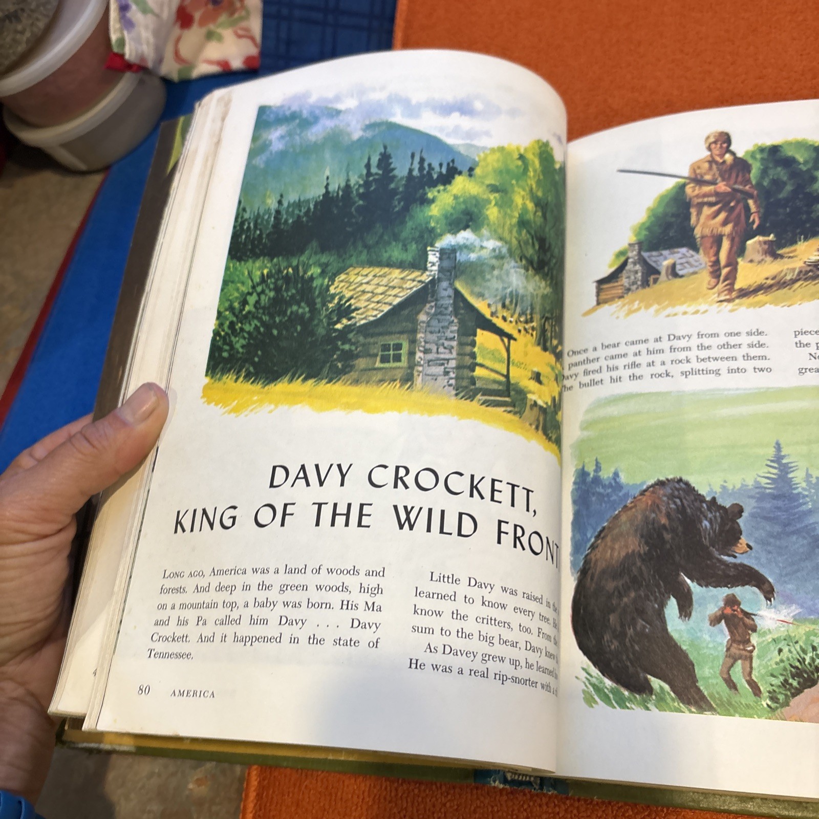 Vintage “Walt Disney’s America ” Hardcover Book 1965