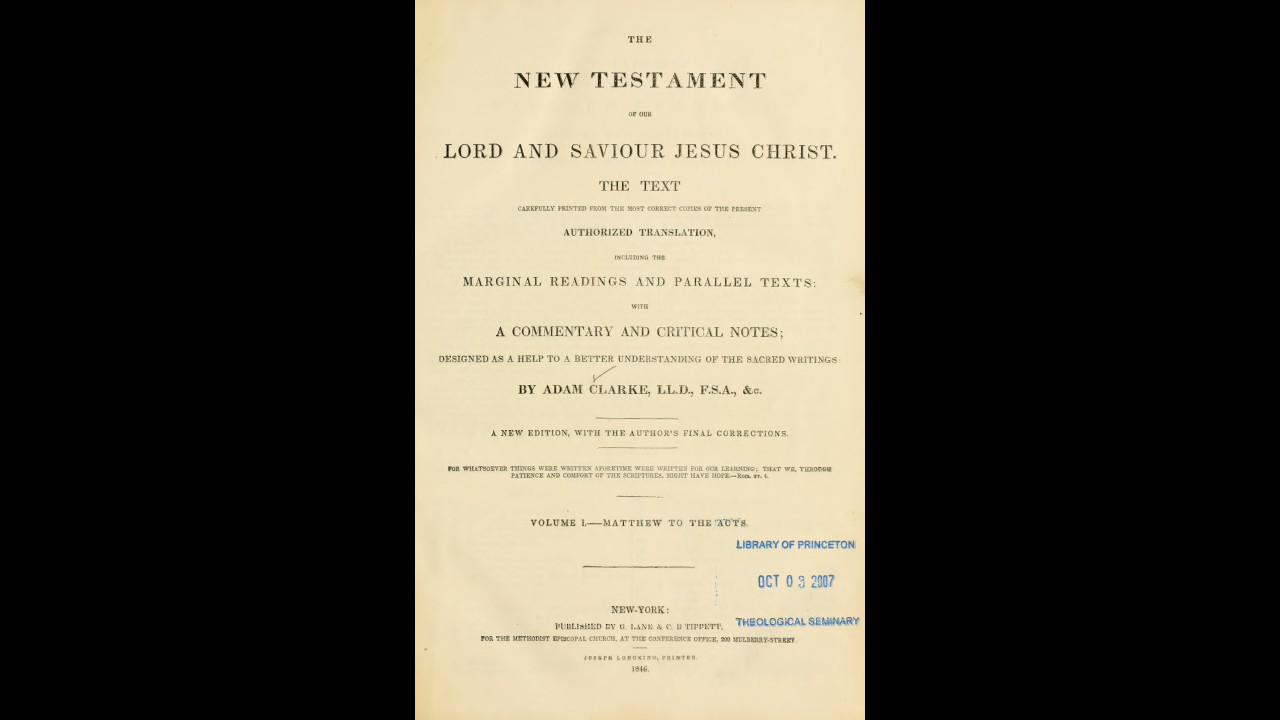 Adam Clarke’s Commentary on the Whole Bible – 6 Volumes (PDF E-Book) on CD-ROM