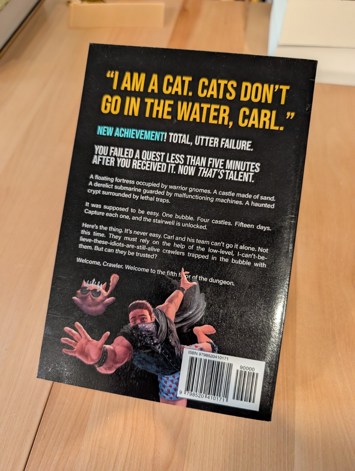 SIGNED Dungeon Crawler carl oop paperback Book 4