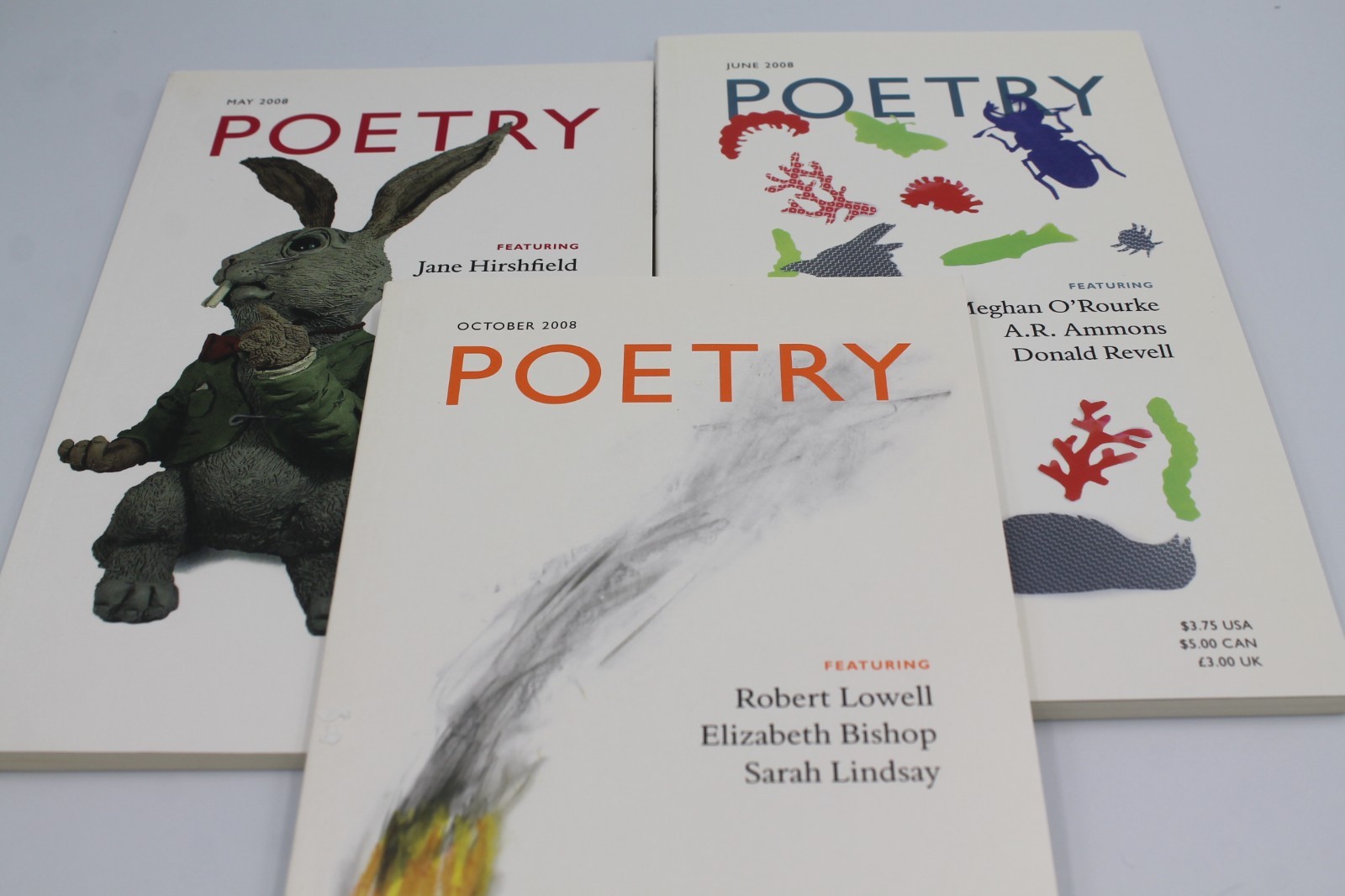 Poetry Magazine Volumes 184-203 asst issues 2004-14 QTY DISCOUNTS