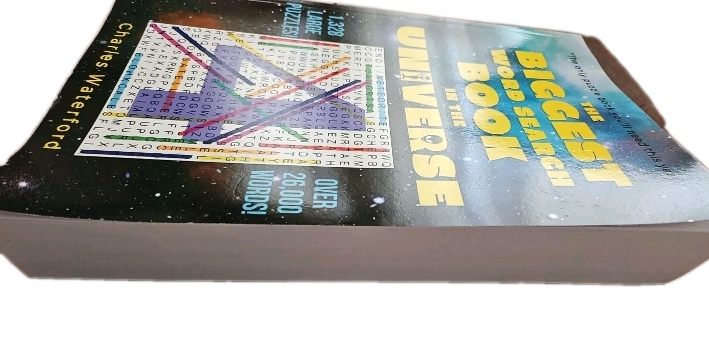 THE BIGGEST WORD SEARCH BOOK IN THE UNIVERSE #4 By Charles Waterford 1328 Puzzle