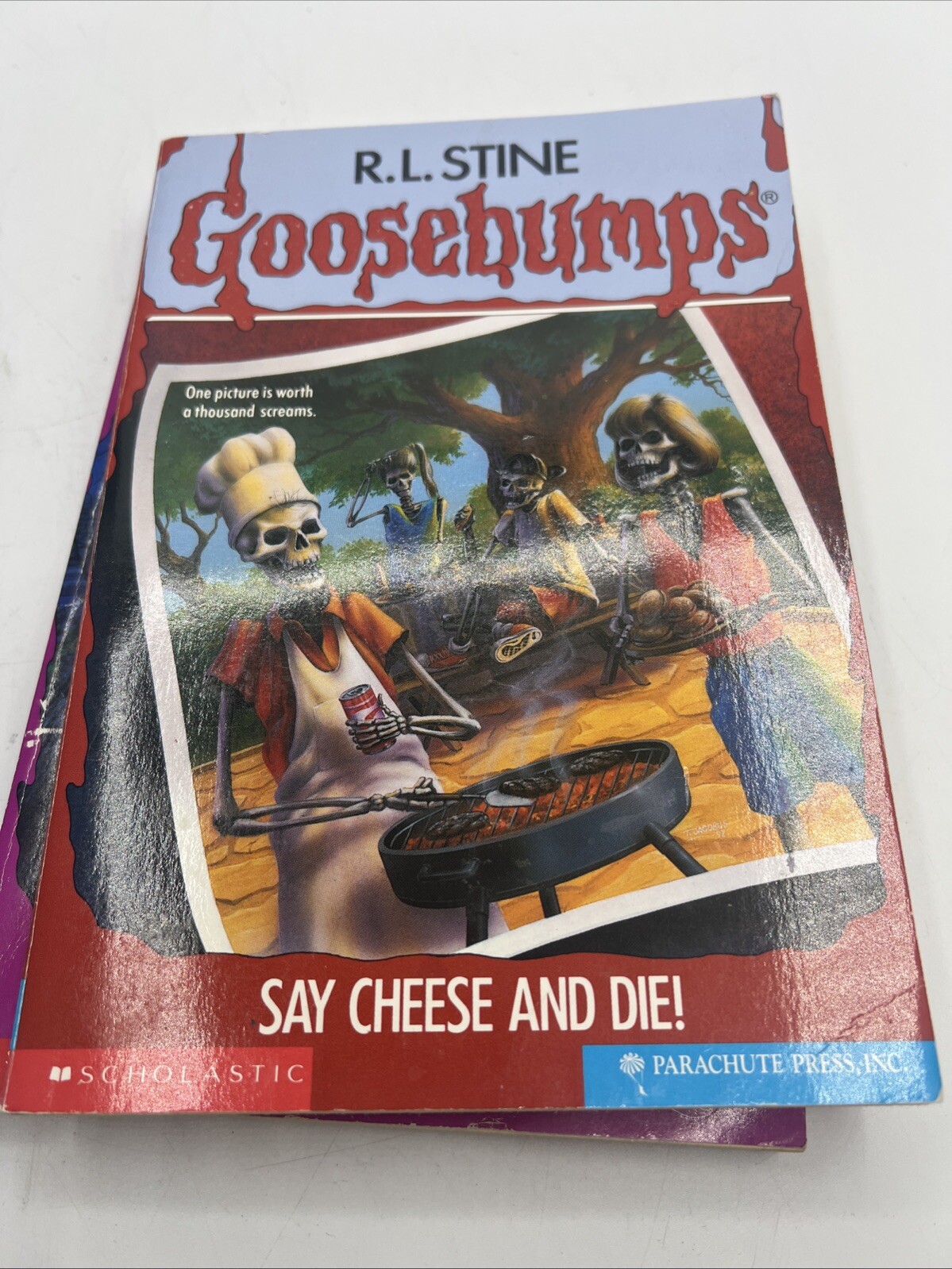 Lot of 4 Scholastic Goosebumps Paperback Books # 1,4,9,11 Parachute Press Vtg