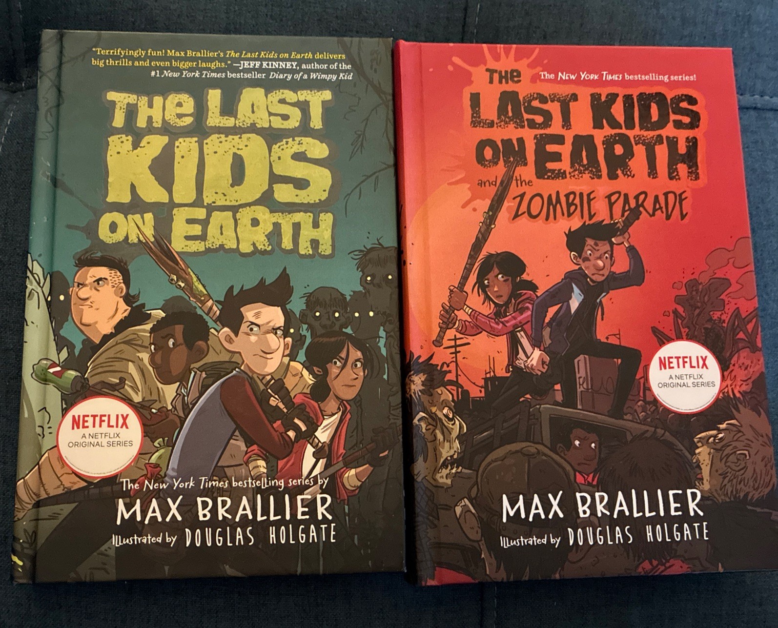 The Last Kids on Earth 5 Hardcover Books Set 1 & 2 by Max Braillier