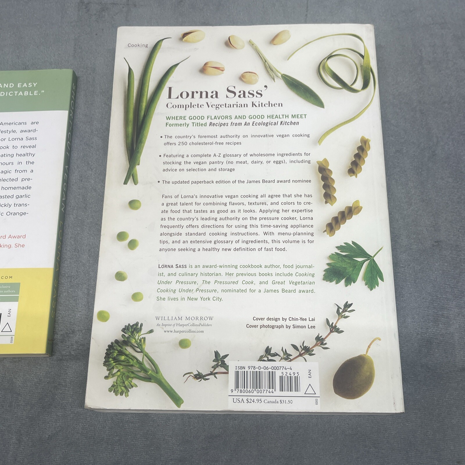 Vegan & Vegetarian Book Lot Lorna Sass’ Complete Vegetarian Kitchen & Short-Cut