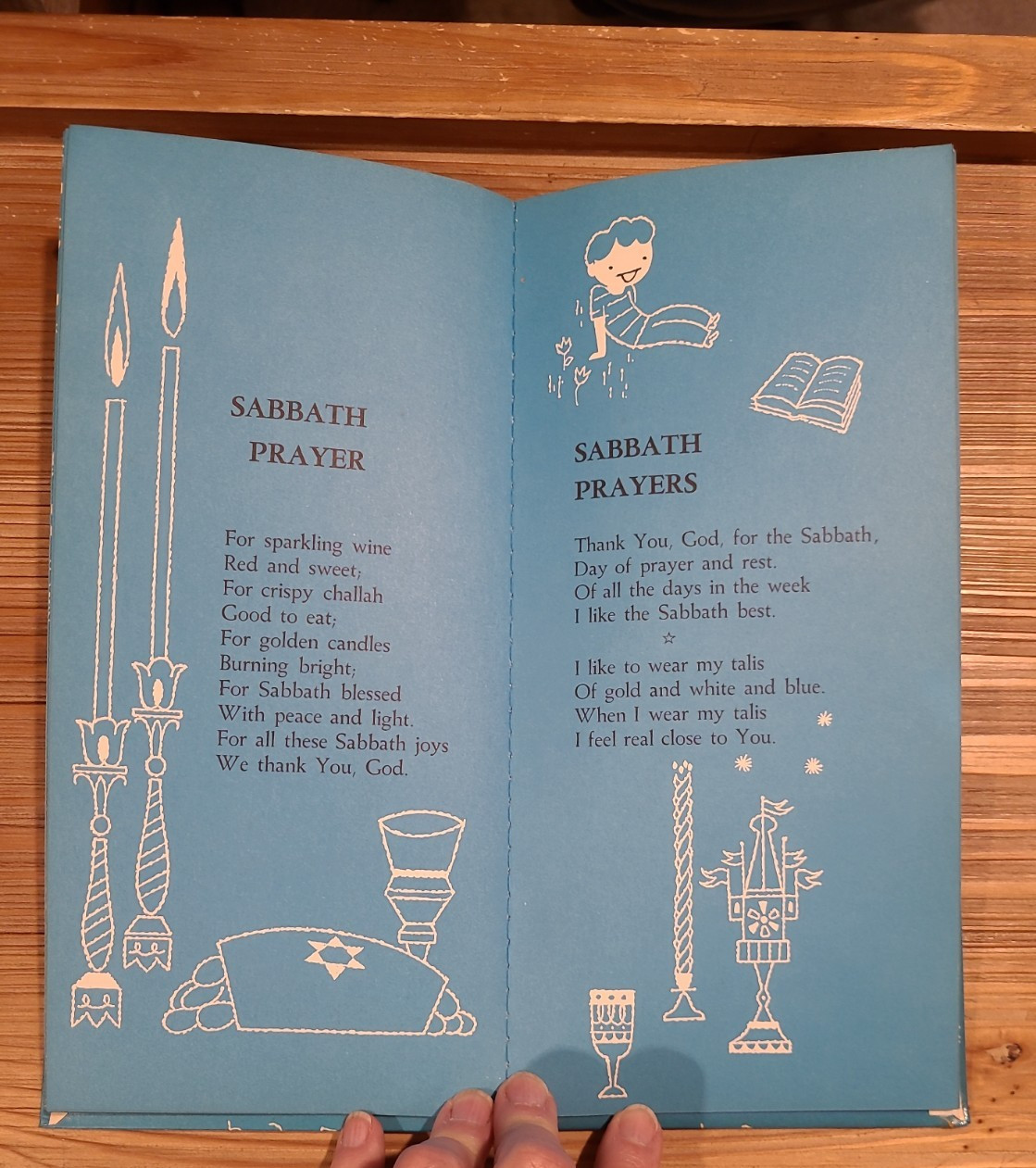 A Jewish Child’s “My First Book of Prayers” 1958 – by Edith & Sol Scharfstein