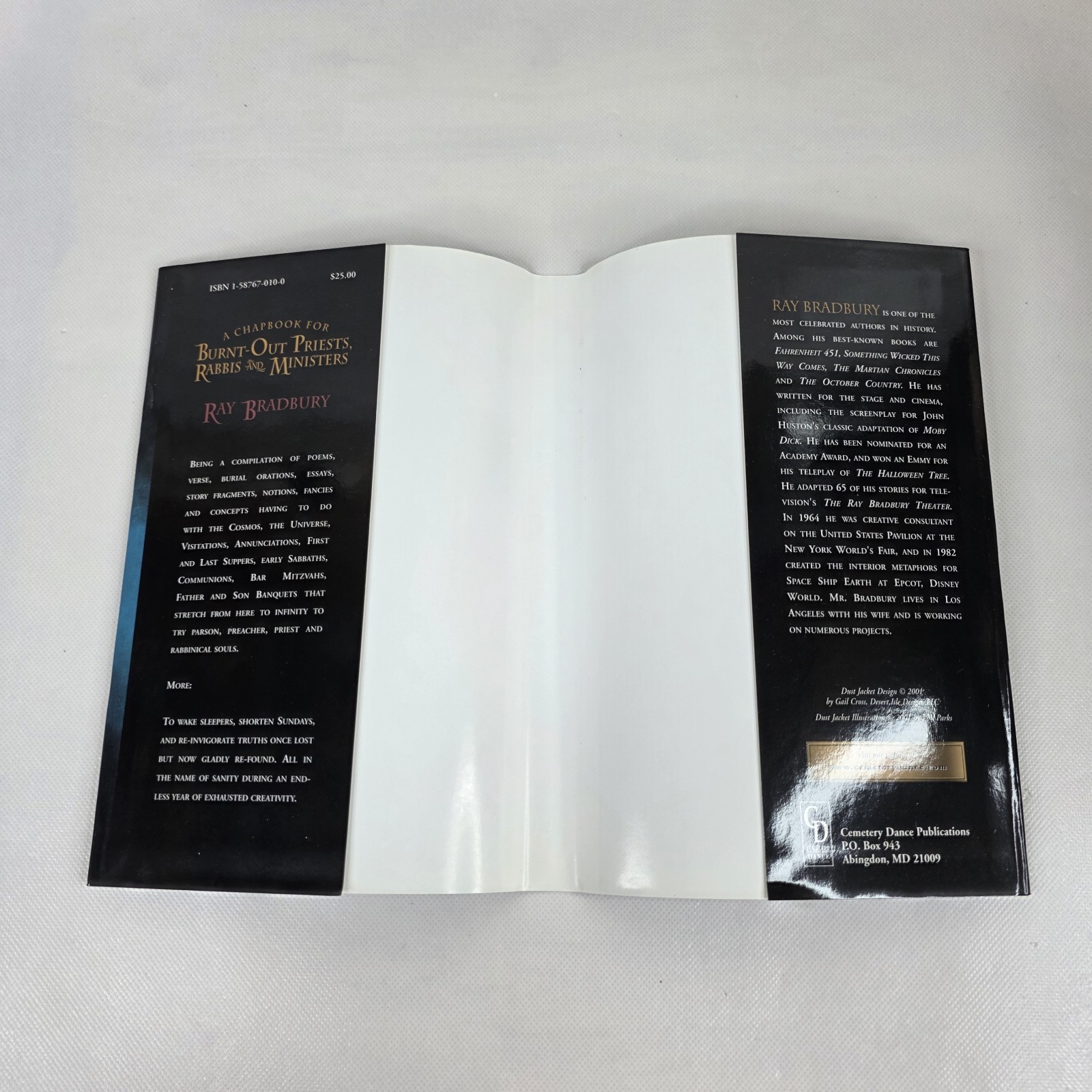Burnt-Out Priests, Rabbis and Ministers Ray Bradbury HC DJ First Edition/Print
