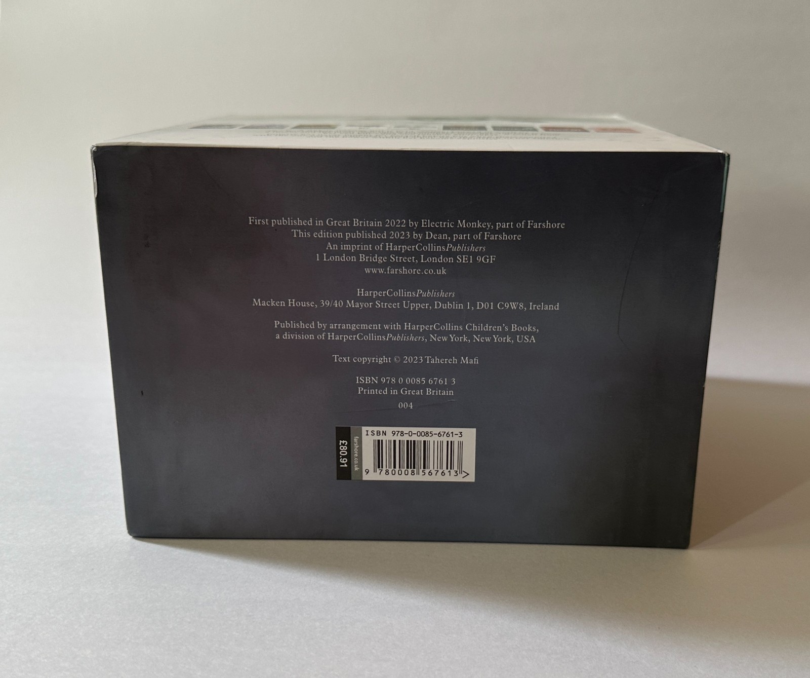 Tahereh Mafi SHATTER ME The Complete Collection – 9 Vol Trade Paperback Box Set