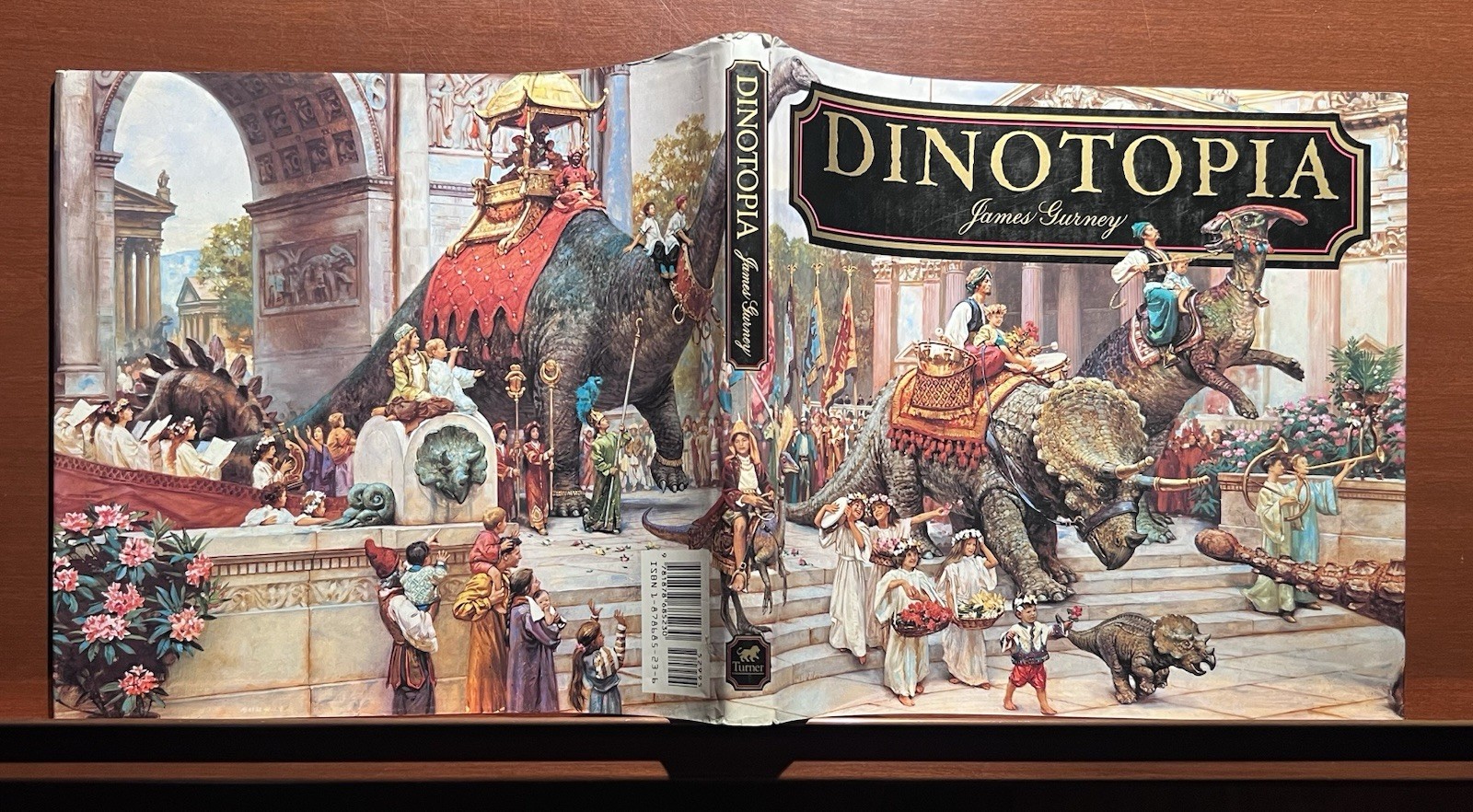 James Gurney ORIGINAL T-Rex Sketch Drawing + Signed Dinotopia 1st Edition HC