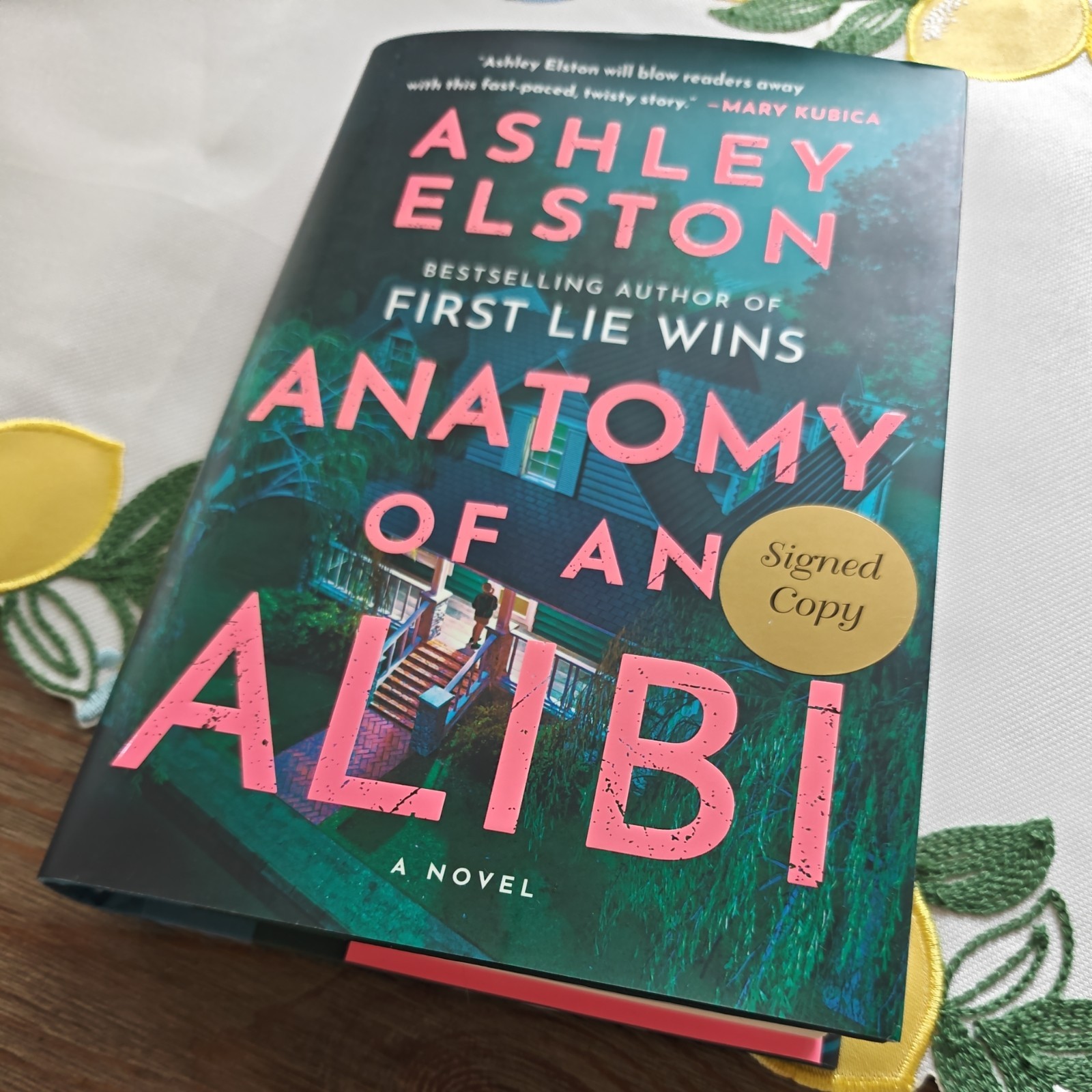 ANATOMY OF AN ALIBI Ashley Elston Signed Copy Hardcover 2026 First Edition