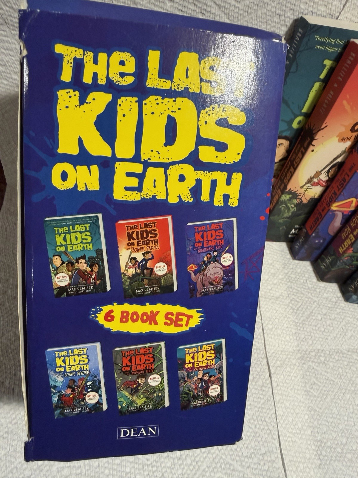 The Last Kids On Earth Books Boxed Set Max Brallier Lot Of 5 (no Midnight Blade)