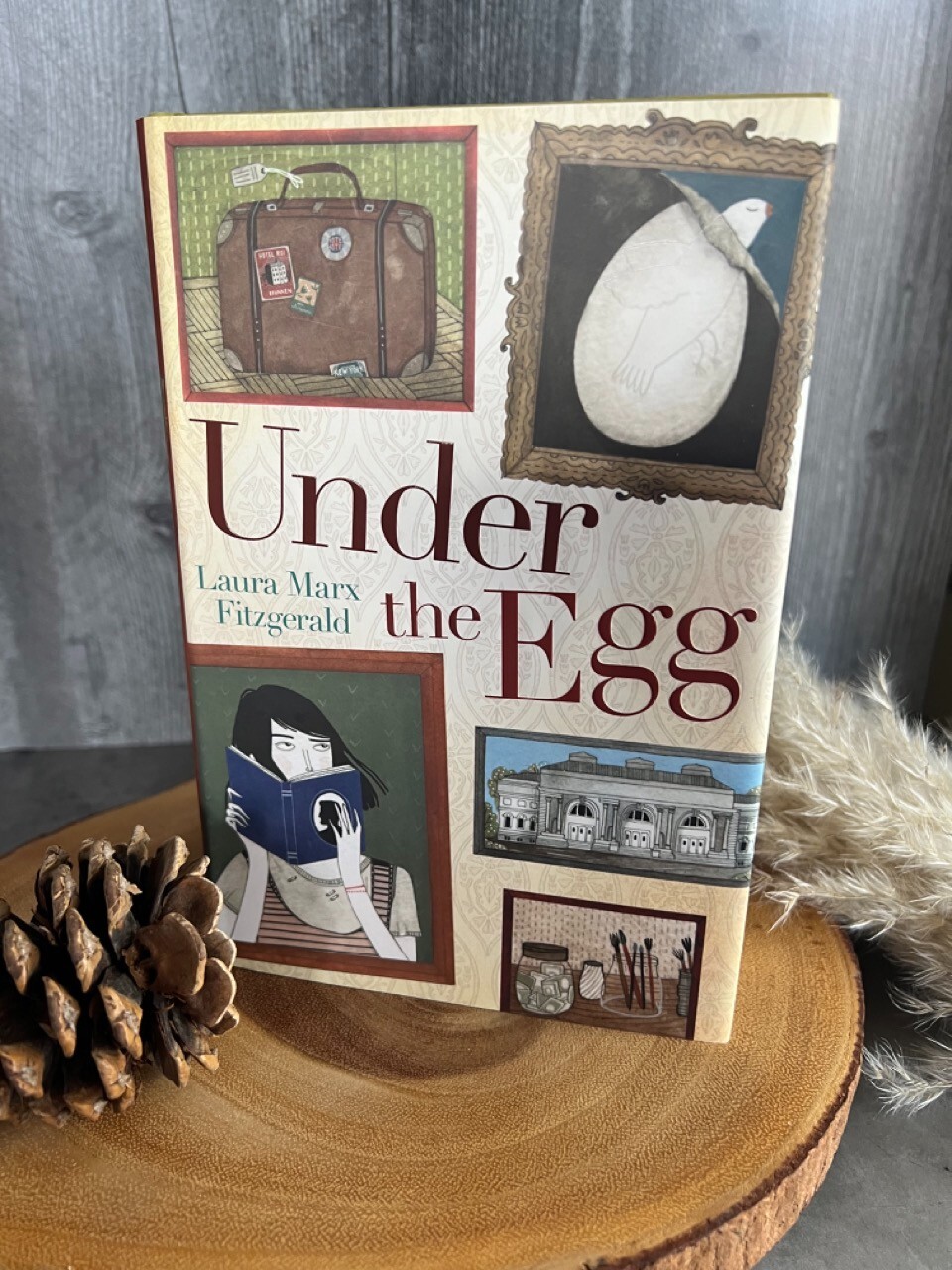 SIGNED BY AUTHOR! UNDER THE EGG BY LAURA MARX FITZGERALD HARDCOVER