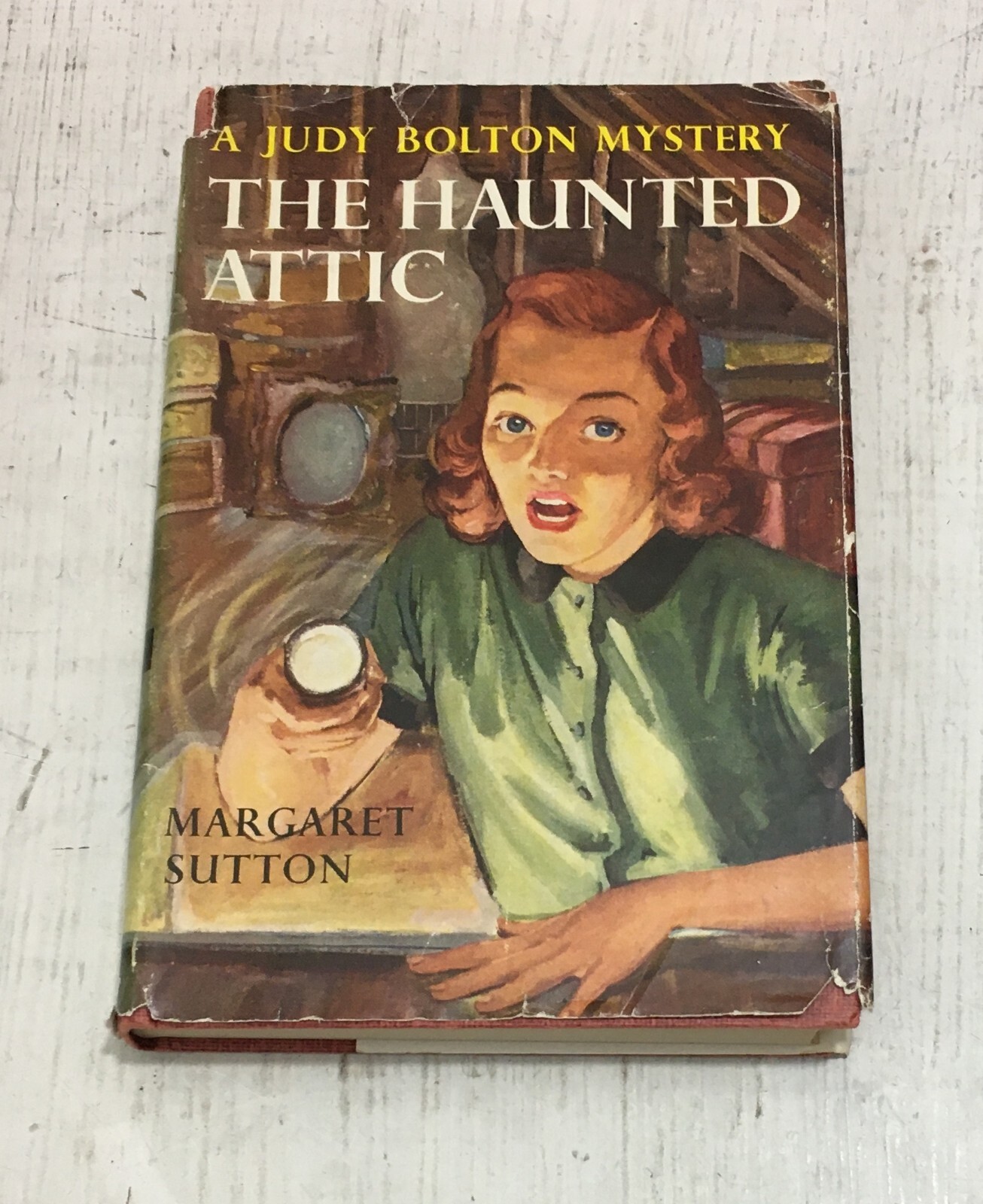 Judy Bolton Series #2 THE HAUNTED ATTIC Margaret Sutton HARDCOVER w/Dust Jacket