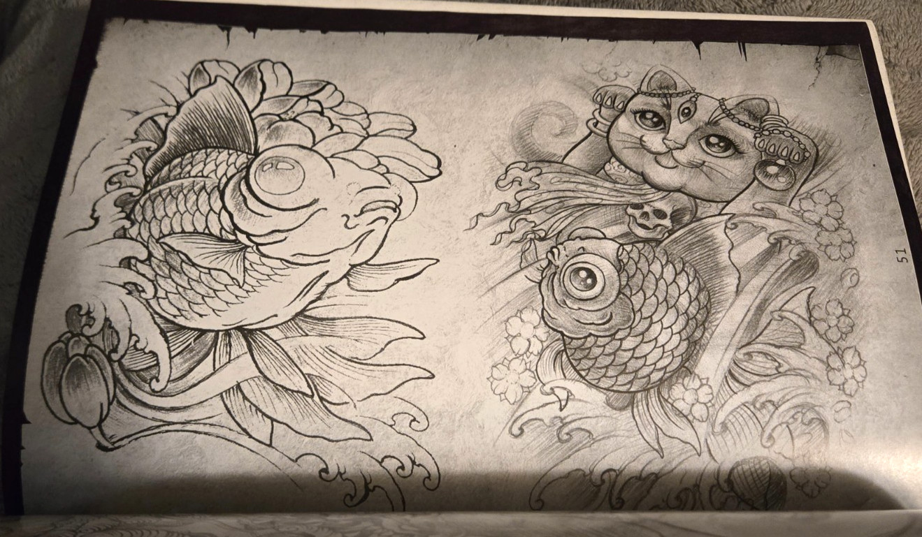 DB TATTOO SKETCHBOOK PAPERBACK BOOK by: DING BAO