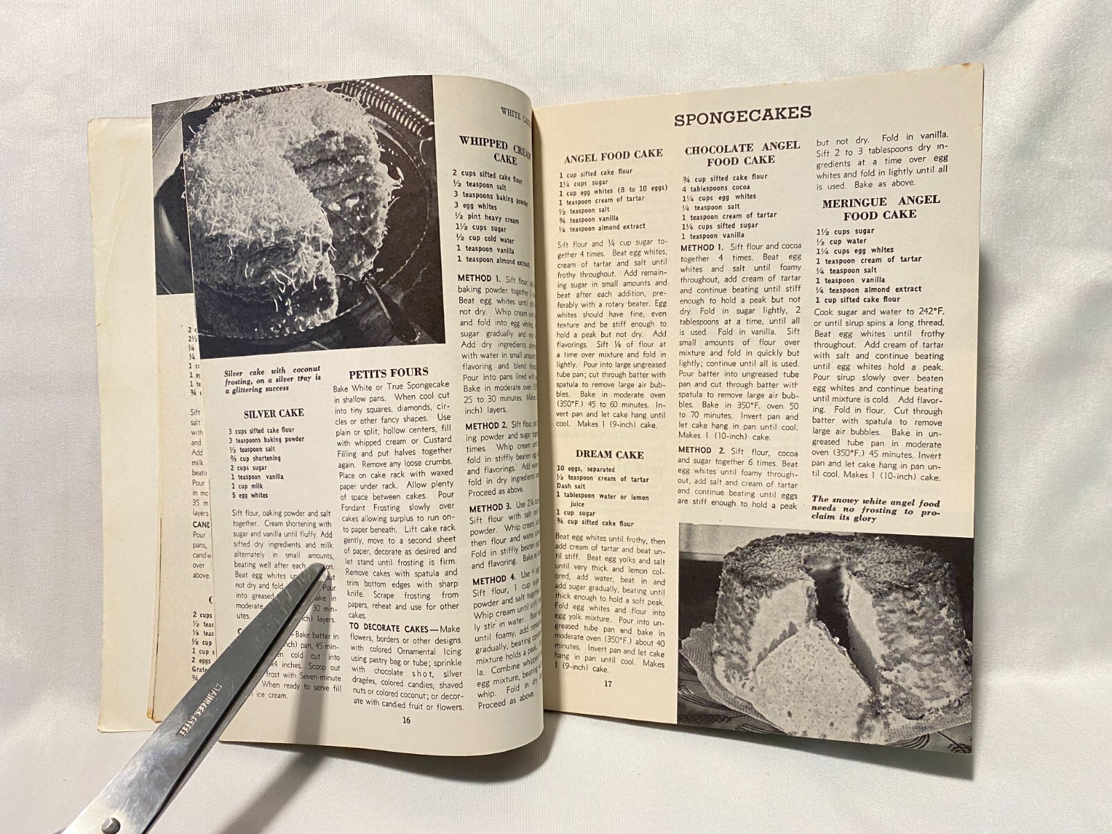 1950 250 Classic Cake Recipes Booklet Pages 1-48 Illustrated