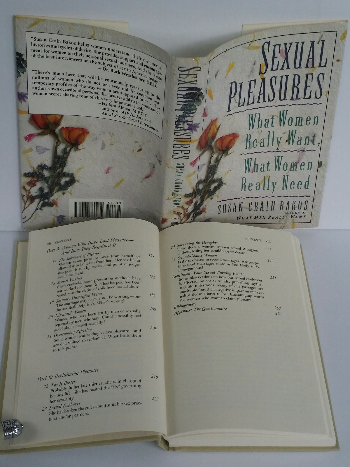 Sexual Pleasures: What Women Really Want- Susan Crain Bakos HC passion # 5695