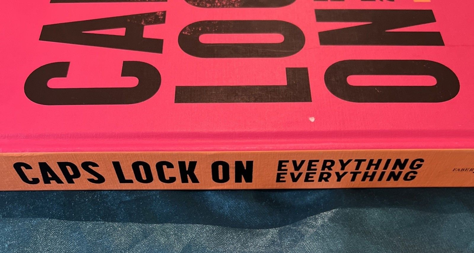 CAPS LOCK ON BY Everything Everything Lyrics + Debris 2007-2022 Hardcover