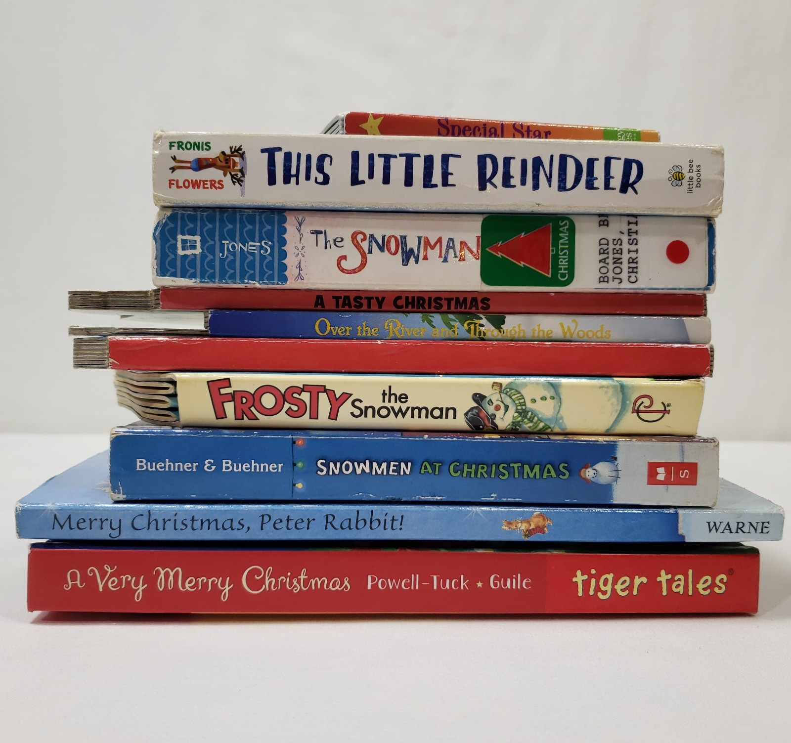 Christmas Board Books Lot of 10 Books For Babies Toddlers Kids Preschool Holiday