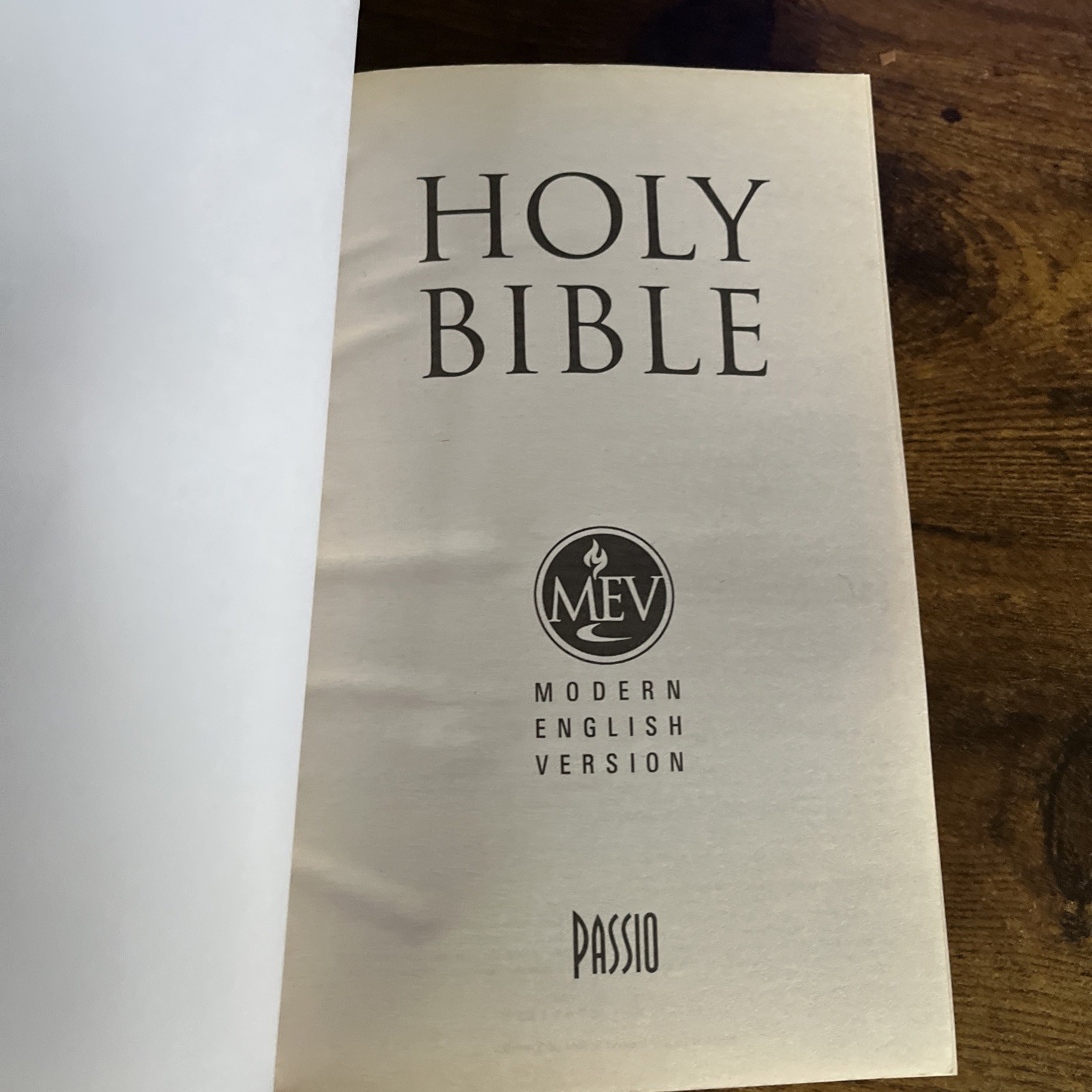 The Holy Bible (Modern English Version) MEV By Passio 2015