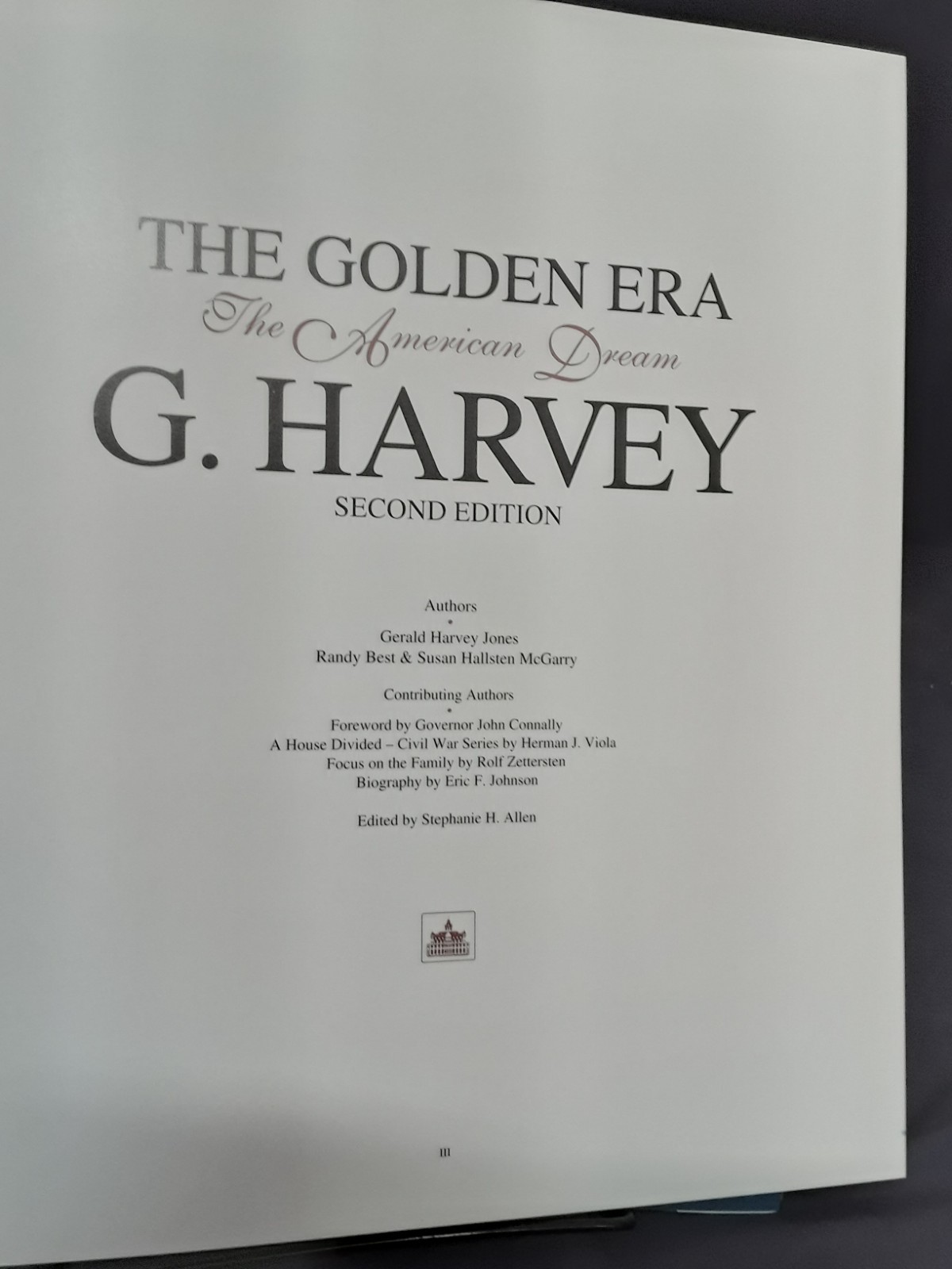 Golden Era: The American Dream by G Harvey (1992) VG HB 250815