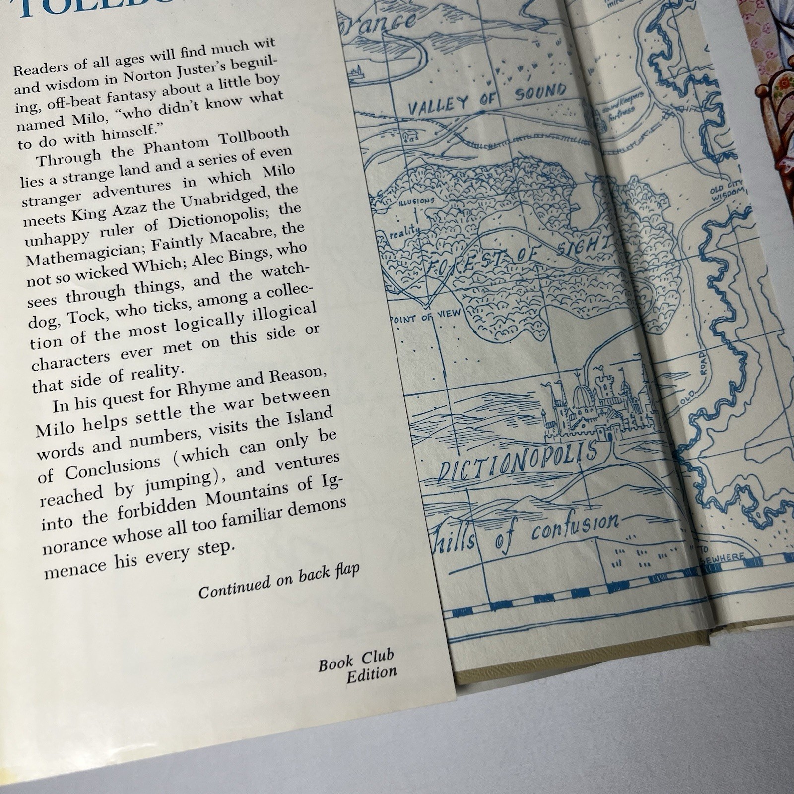 The Phantom Tollbooth by Norton Juster HC Book Club Edition Illus Feiffer 1961