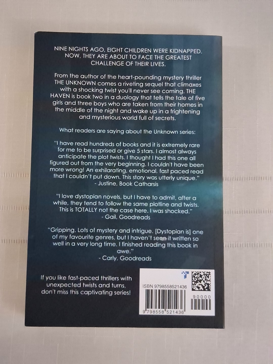 The Haven (The Unknown Series) ByJ.W.Lynne Free Shipping