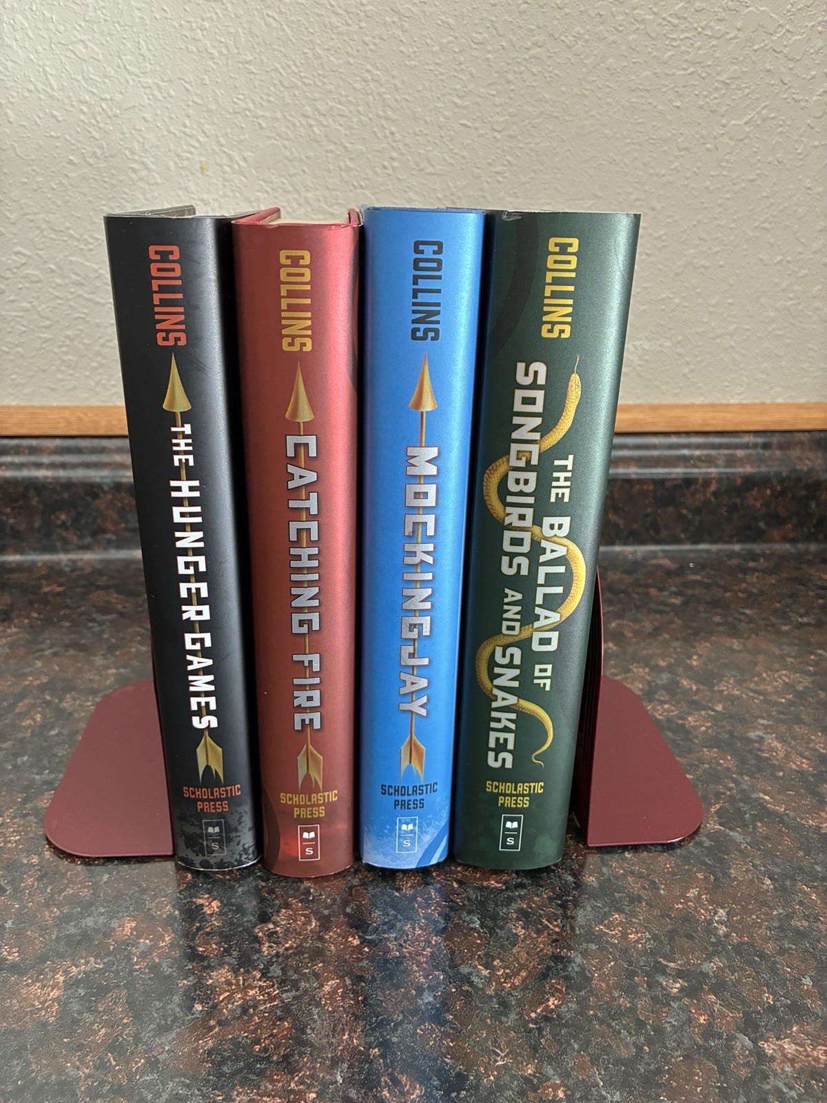 The Hunger Games Trilogy + Songbirds/Snakes – First Edition Hardcovers w/DJs