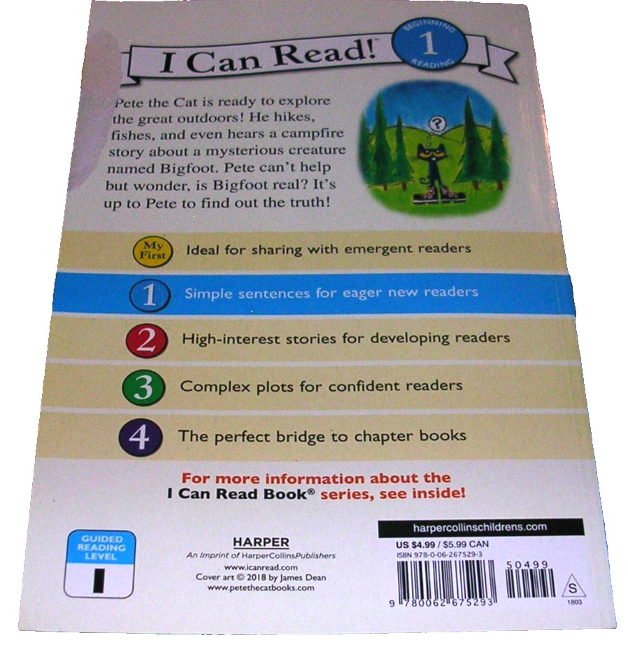 Beginning Reader Book Lot Pete the Cat Pug Sleepy Dog Down by the Bay 4 Books