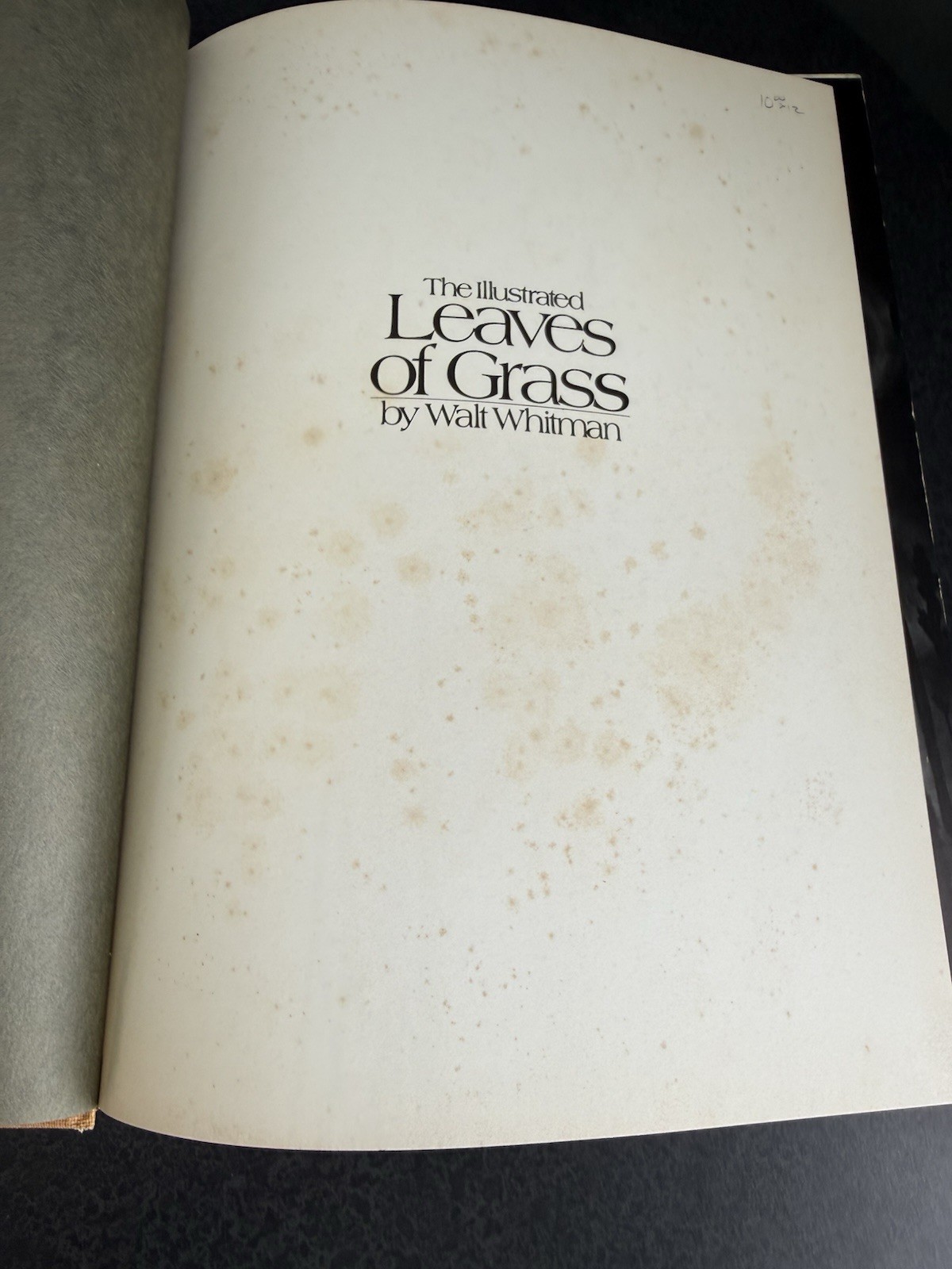 The Illustrated Leaves of Grass Walt Whitman (Hardcover, 1971)