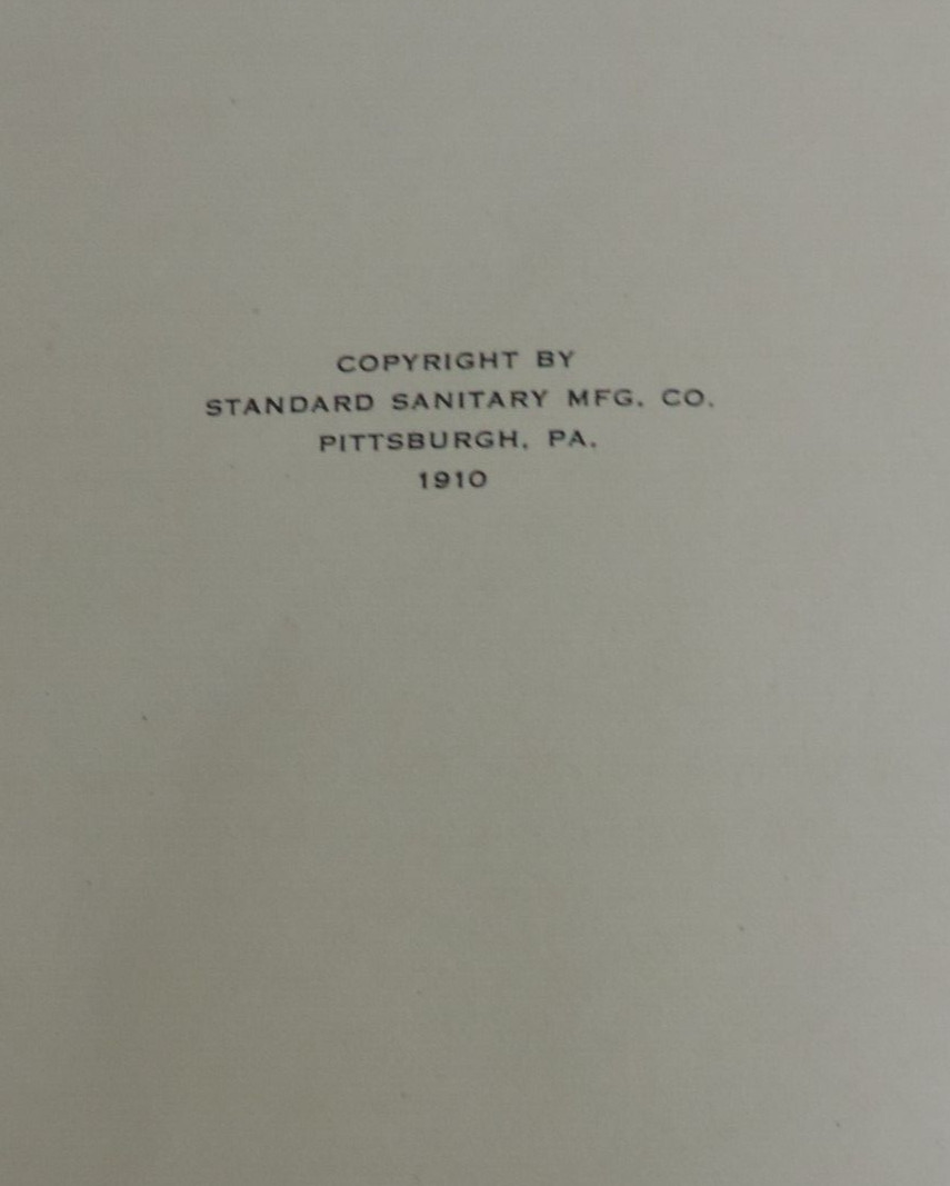 1910 Plumbing Plans and Specifications by J.J. Cosgrove HC