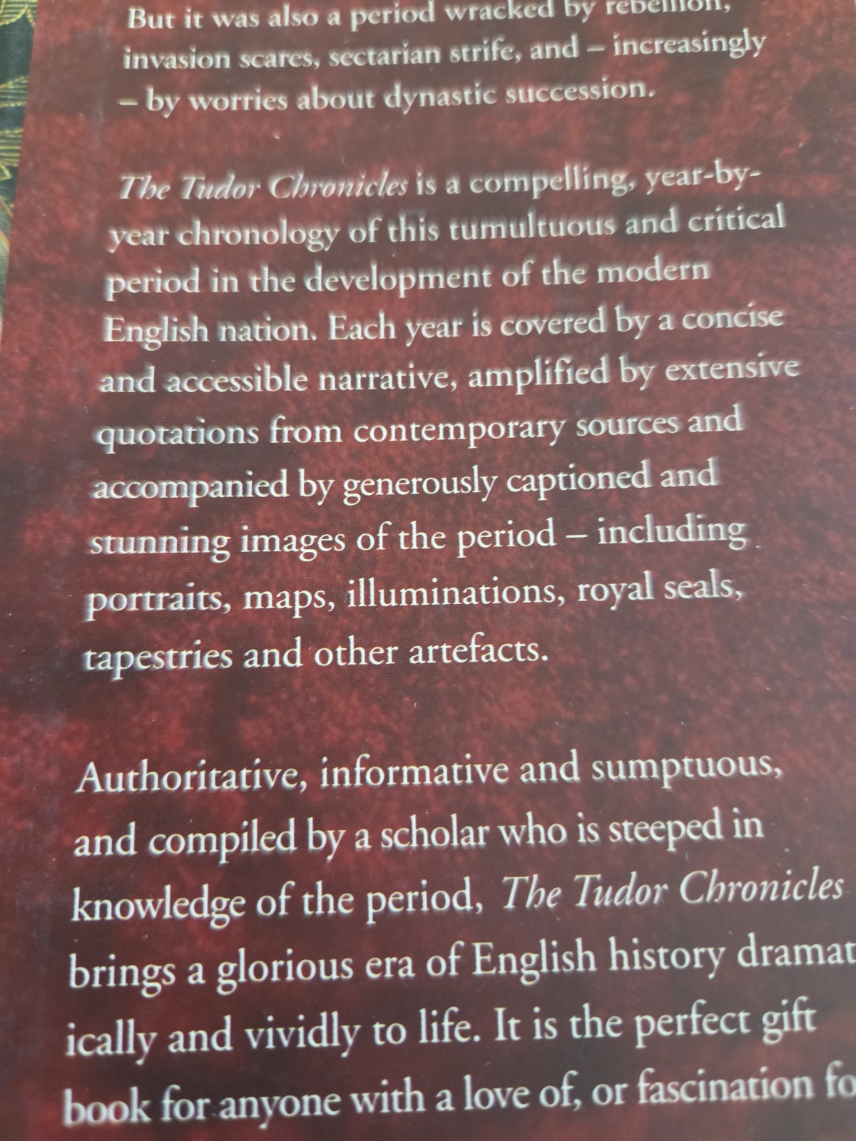 The Tudor Chronicles 1485-1603 Susan Doran Hardcover Illustrated History Book…