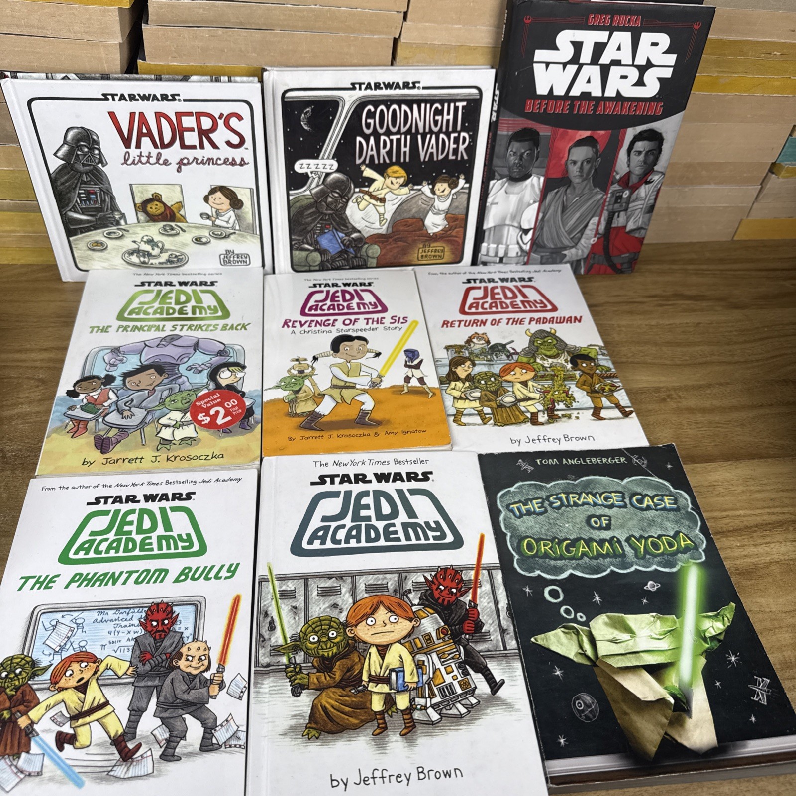 Star Wars Jedi Academy + Origami Yoda Series Book Lot – 14 Books – Mixed PB/HC