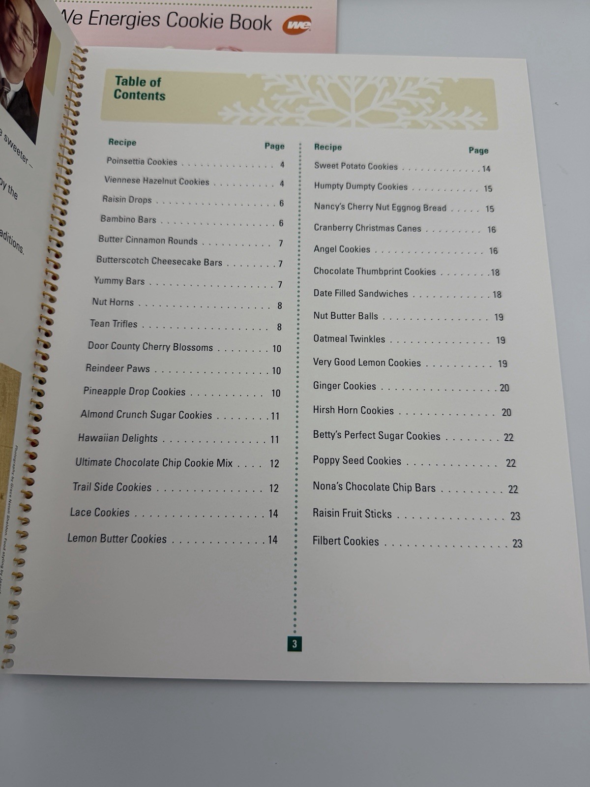 Lot of4 Wisconsin Electric WE Energies Christmas Cookie Cookbooks 2009-2013