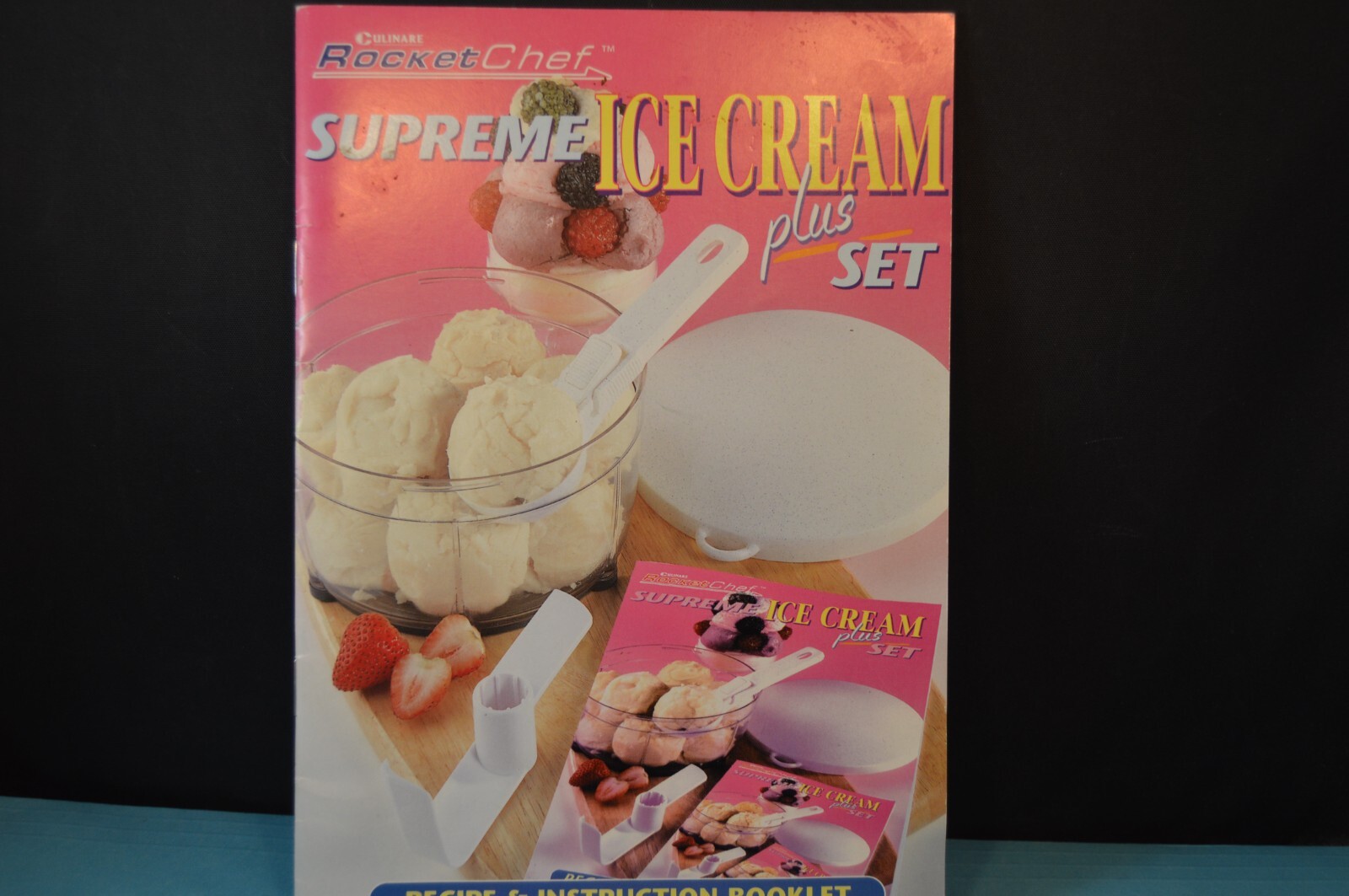 Culinare ROCKET CHEF Supreme Ice Cream “RECIPE & INSTRUCTION BOOKLET” 31 Pages