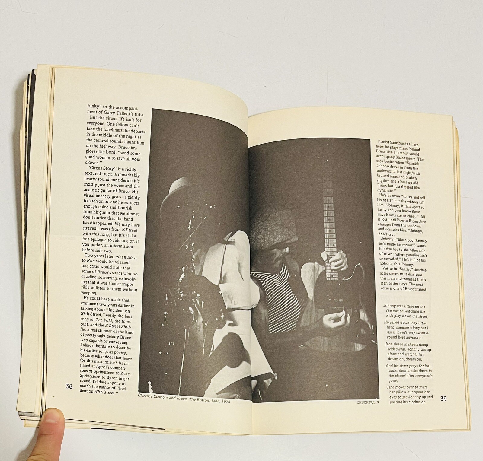 Bruce Springsteen by Peter Gambaccini Softcover Book 1985 159 Pages