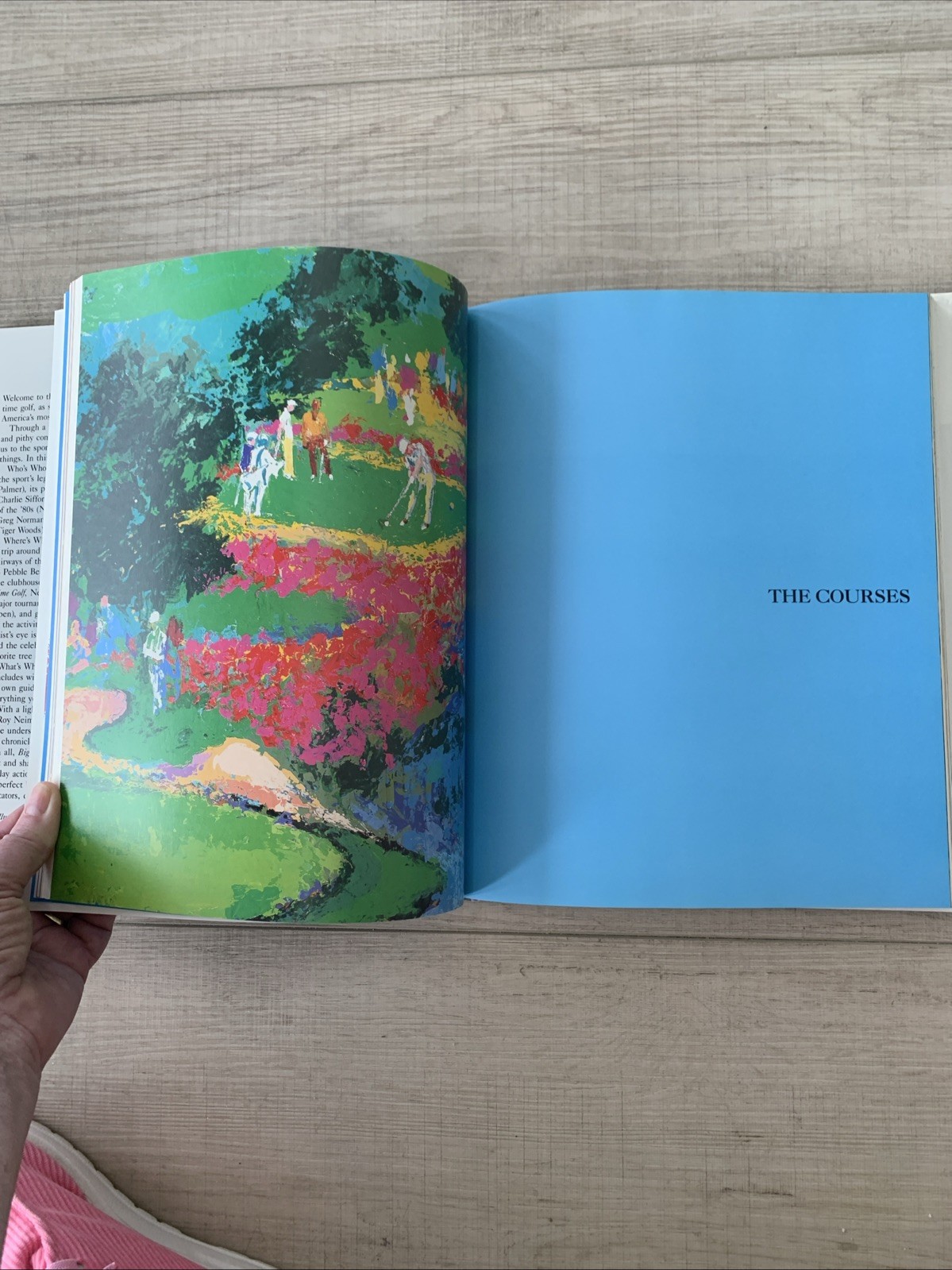Leroy Neiman Signed Ist Ed 1992 HC Big Time Golf Full Color Famous Golfers New