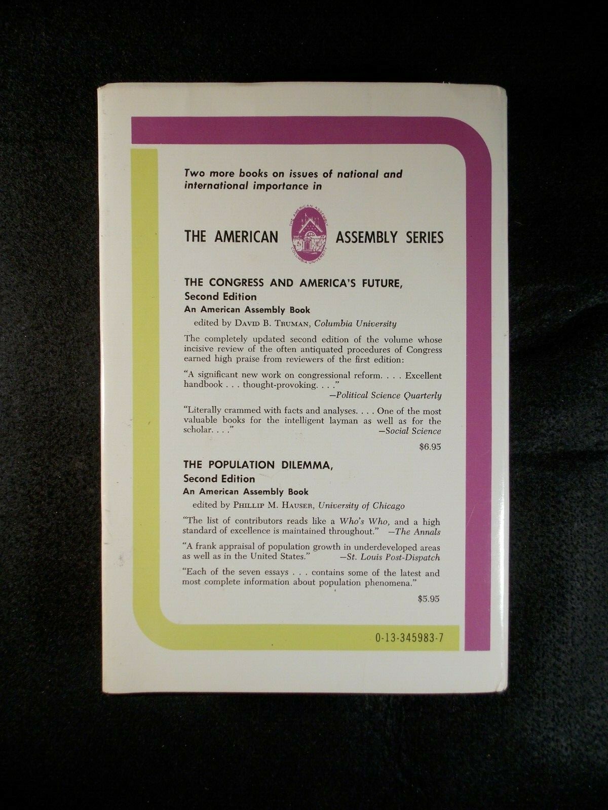 The Future of Foundations edited by Fritz Heimann (Hardcover, 1973)