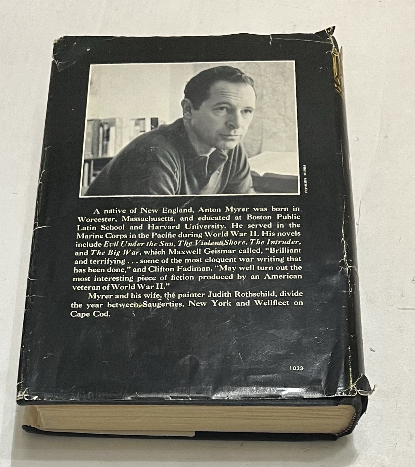 Once an Eagle By Anton Myrer (Hardcover – 1968) HTF 1ST EDITION FIRST PRINT