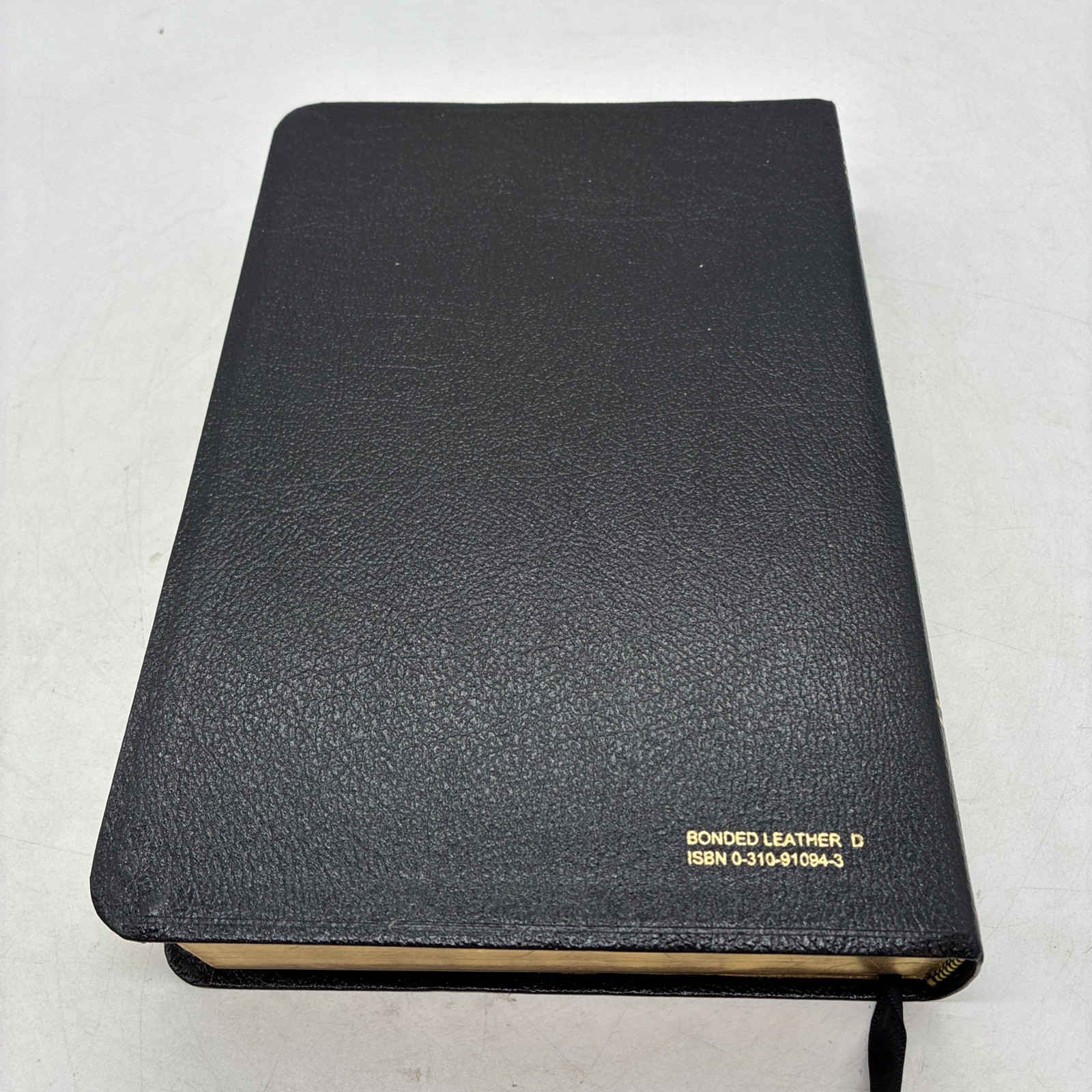 1999 Zondervan NASB STUDY BIBLE Black Bonded Leather D Red Letter USA