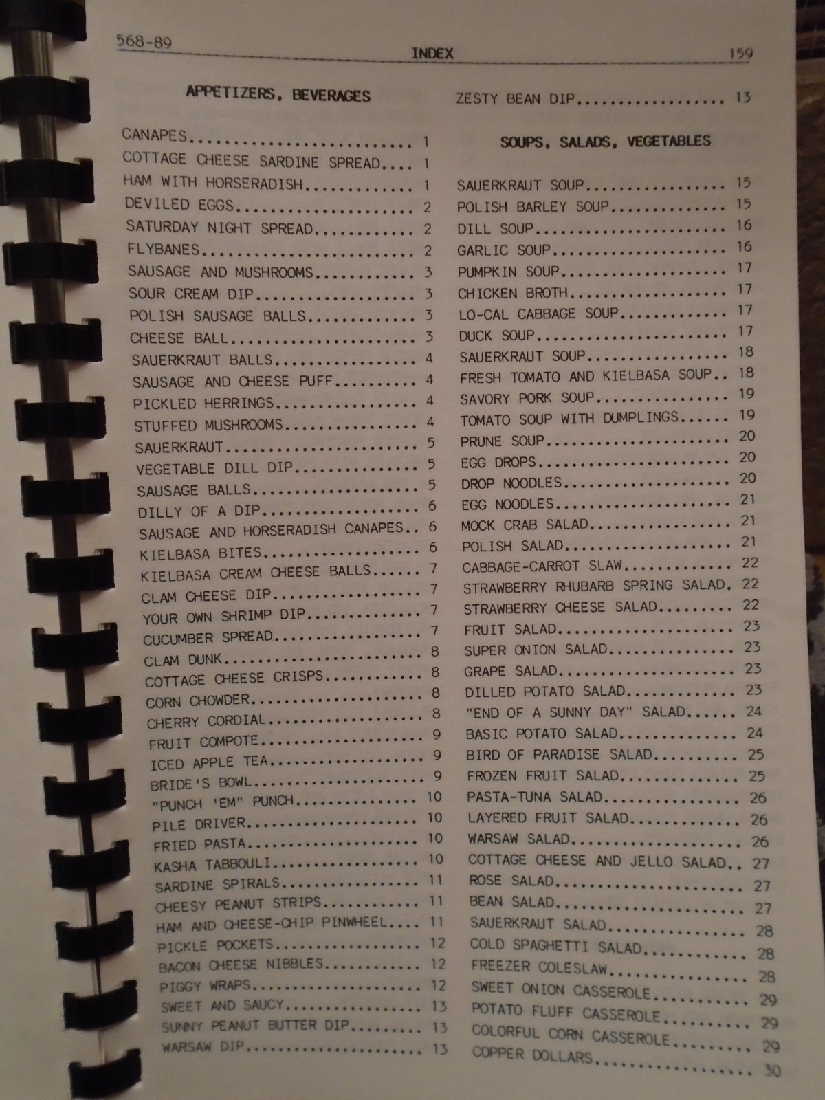 Vtg Polish American Club COOKBOOK 1989 Albuquerque, New Mexico ETHNIC Heritage