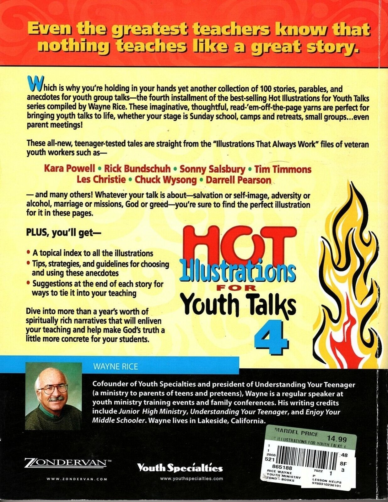 Hot Illustrations for Youth Talks Vol 4 Wayne Rice Paperback 2001