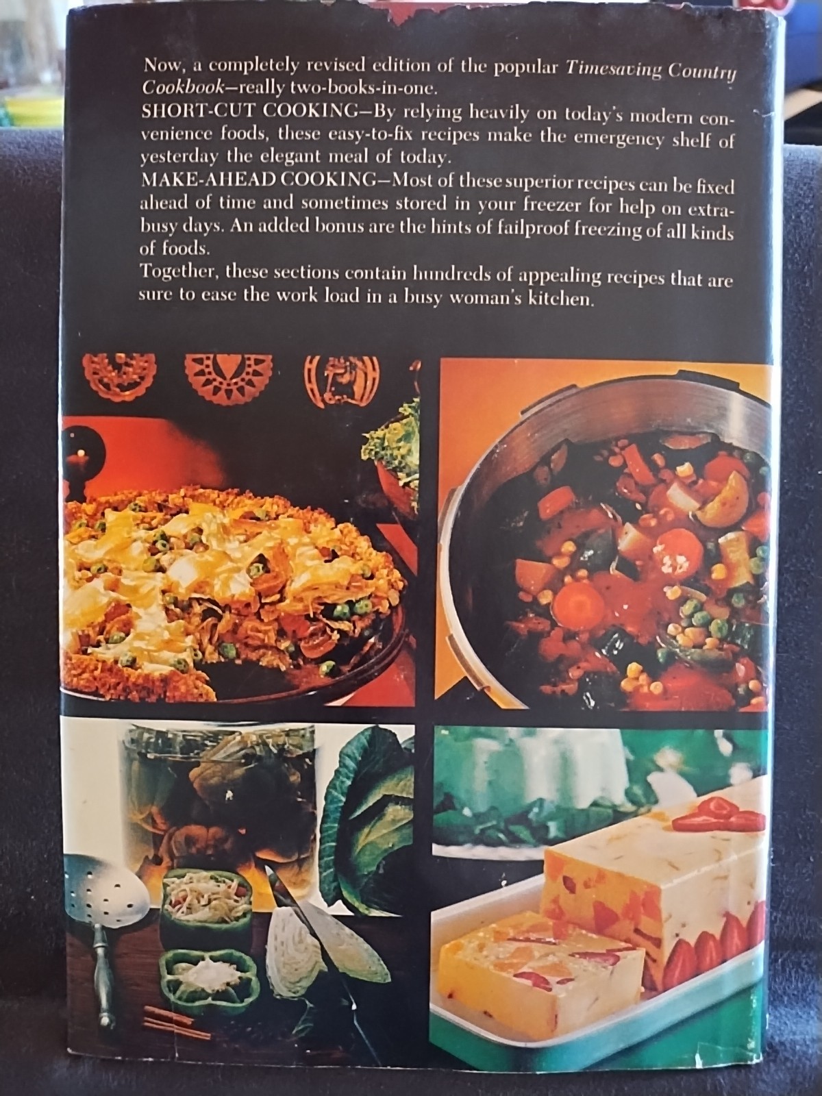 Busy Woman’s Cookbook Short Cut And Make Ahead Cooking Farm Journal 1971 Vintage