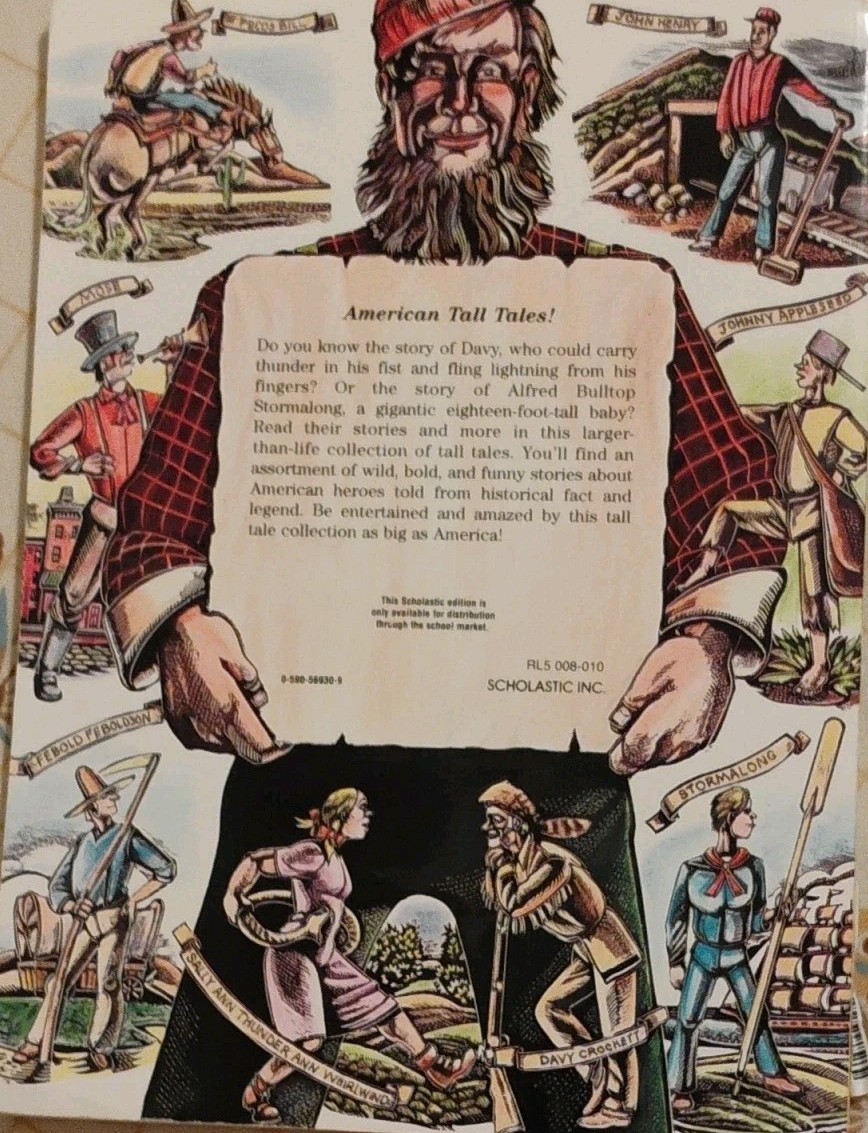 Mary Pope Osborne American Tall Tales TPB Scholastic Illustrated Inscribed