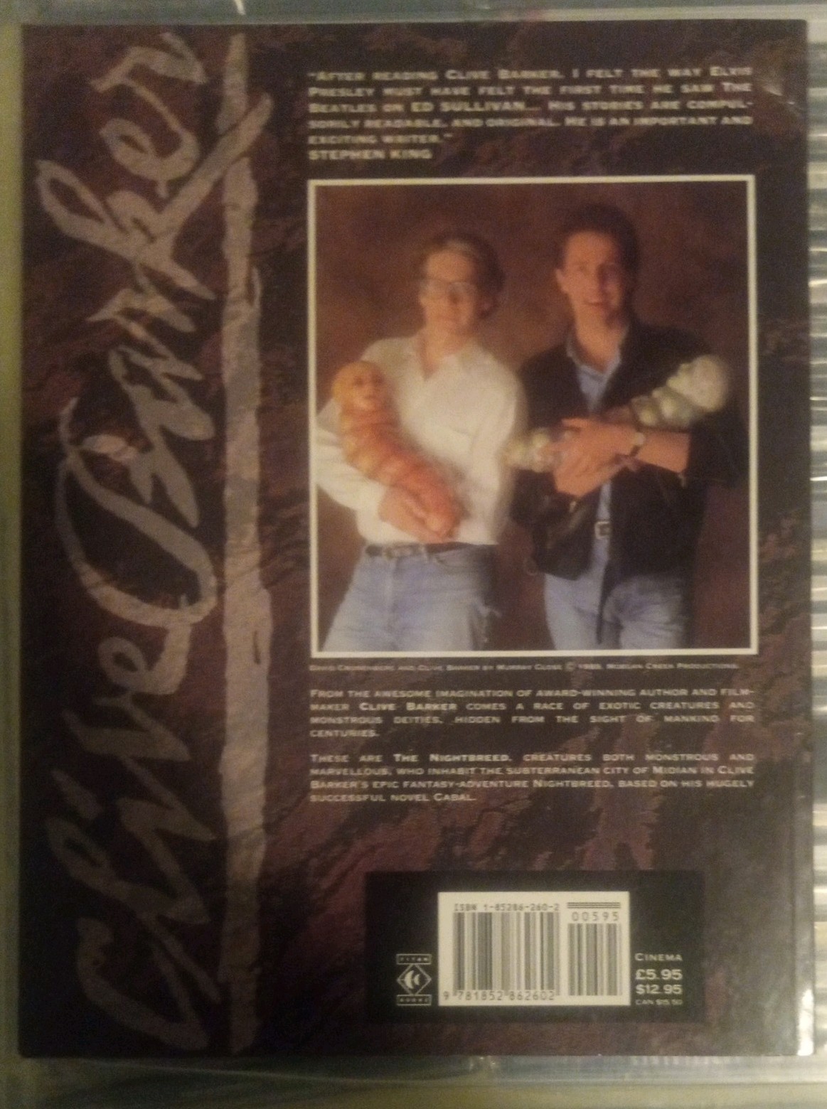 Clive Barker’s The Night Breed Chronicles First Edition 1990 Titan Books