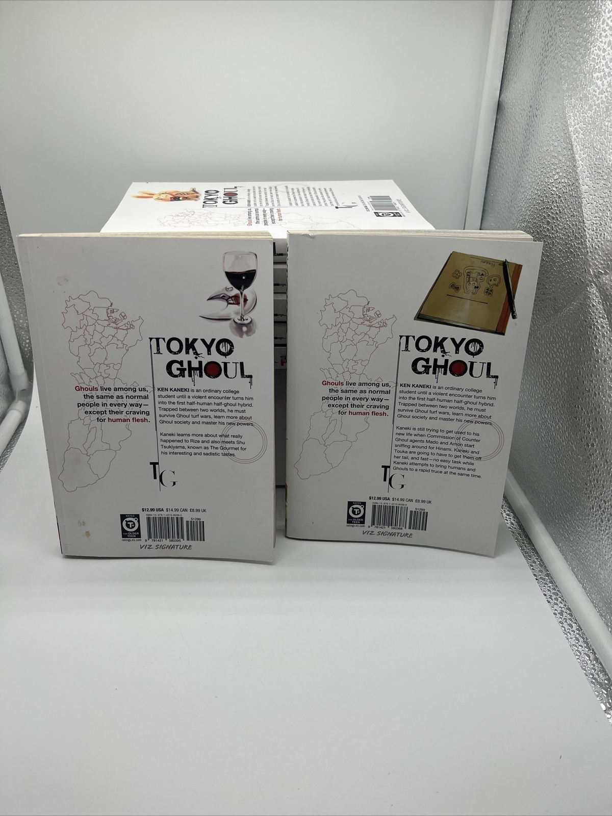 TOKYO GHOUL Manga Lot Volume 1-4 6-8 English Viz Media Read